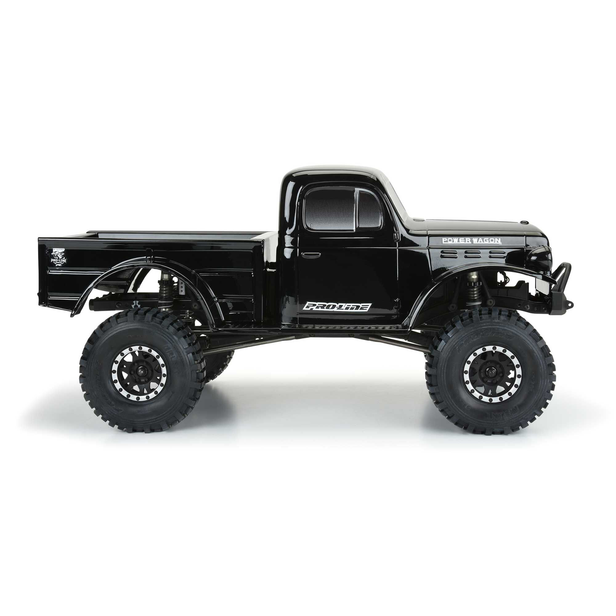 Pro-Line Racing 1/10 1946 Dodge Power Wagon Black Body 12.3" (313mm) WB Crawlers