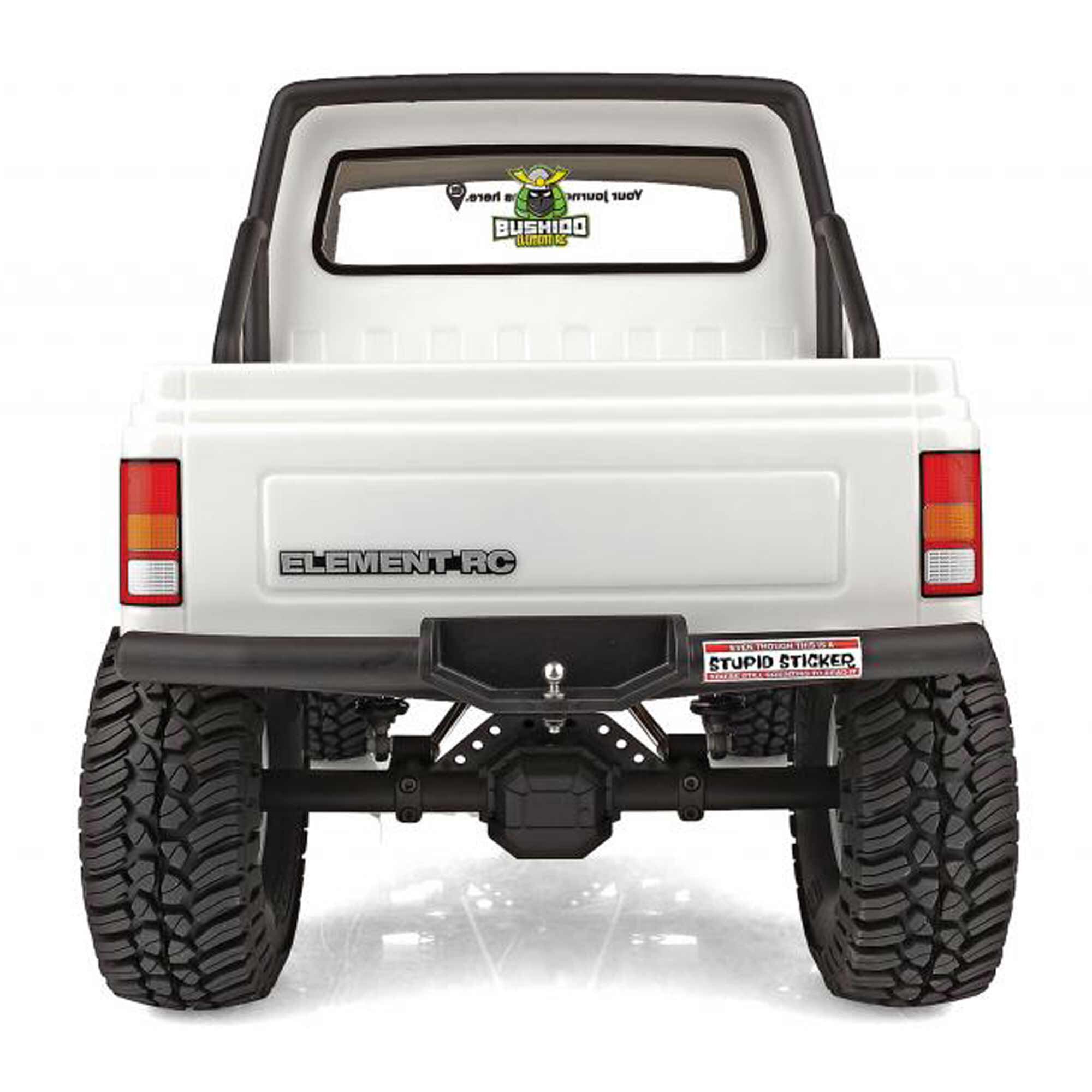 Team Associated 1/10 Enduro Bushido Brushed Trail Truck RTR, Lipo Combo, White