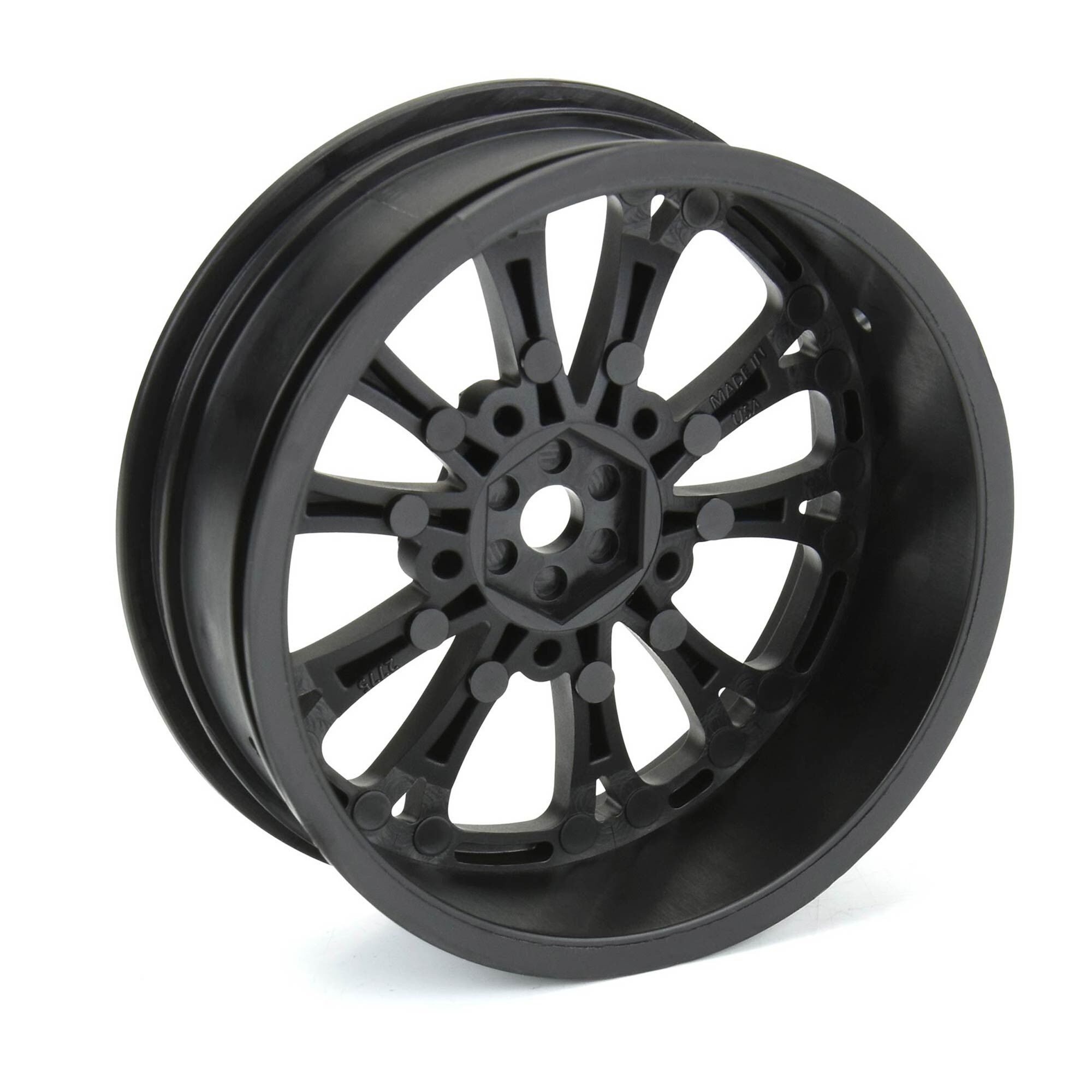 Pro-Line Racing 1/10 Pomona Drag Spec Front 2.2" 12mm Drag Wheels (2) Black