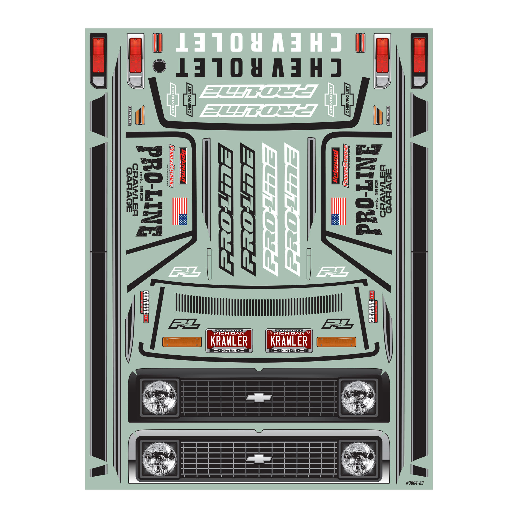 Pro-Line Racing 1/10 1972 Chevy K-10 Clear Body 12.3" Wheelbase Crawlers