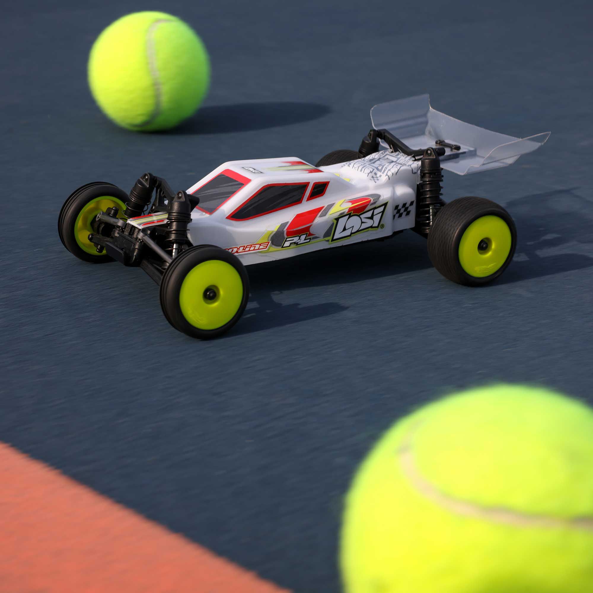 Losi 1/24 Micro-B 2S 2WD RTR Race Buggy (Battery & Charger Included), White