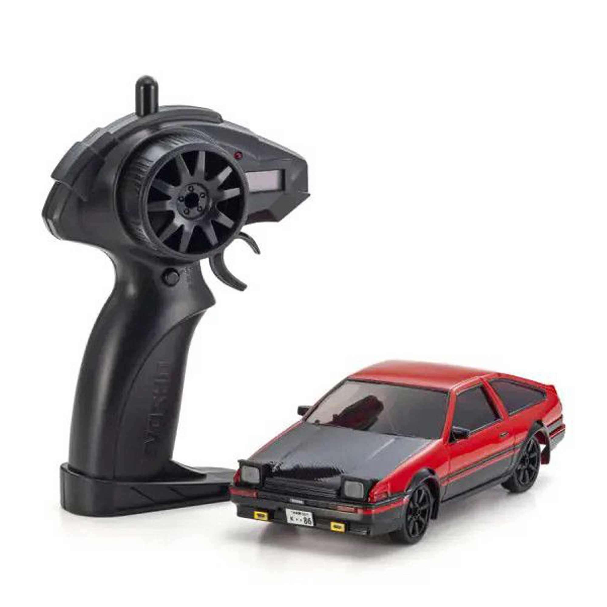 Kyosho 1/28 Toyota Trueno AE86 2WD On-Road First Mini-Z RTR, Red