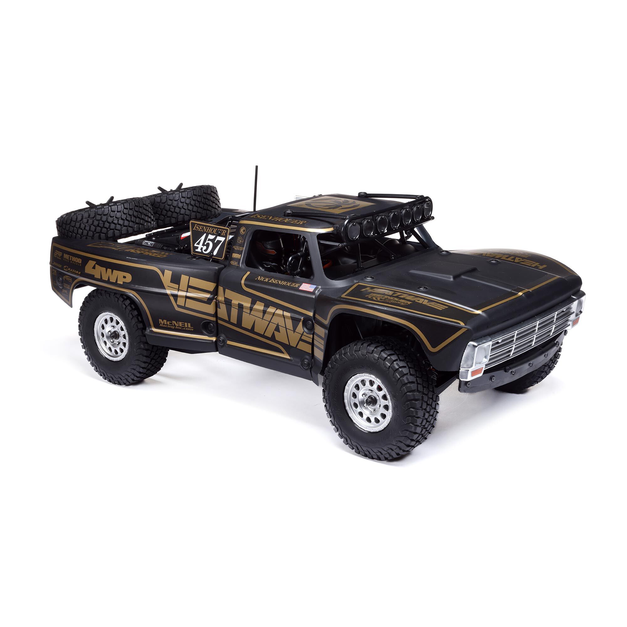 Losi 1/10 Baja Rey 2.0 Ford F100 Isenhouer Brothers 3S 4X4 RTR Brushless, Black