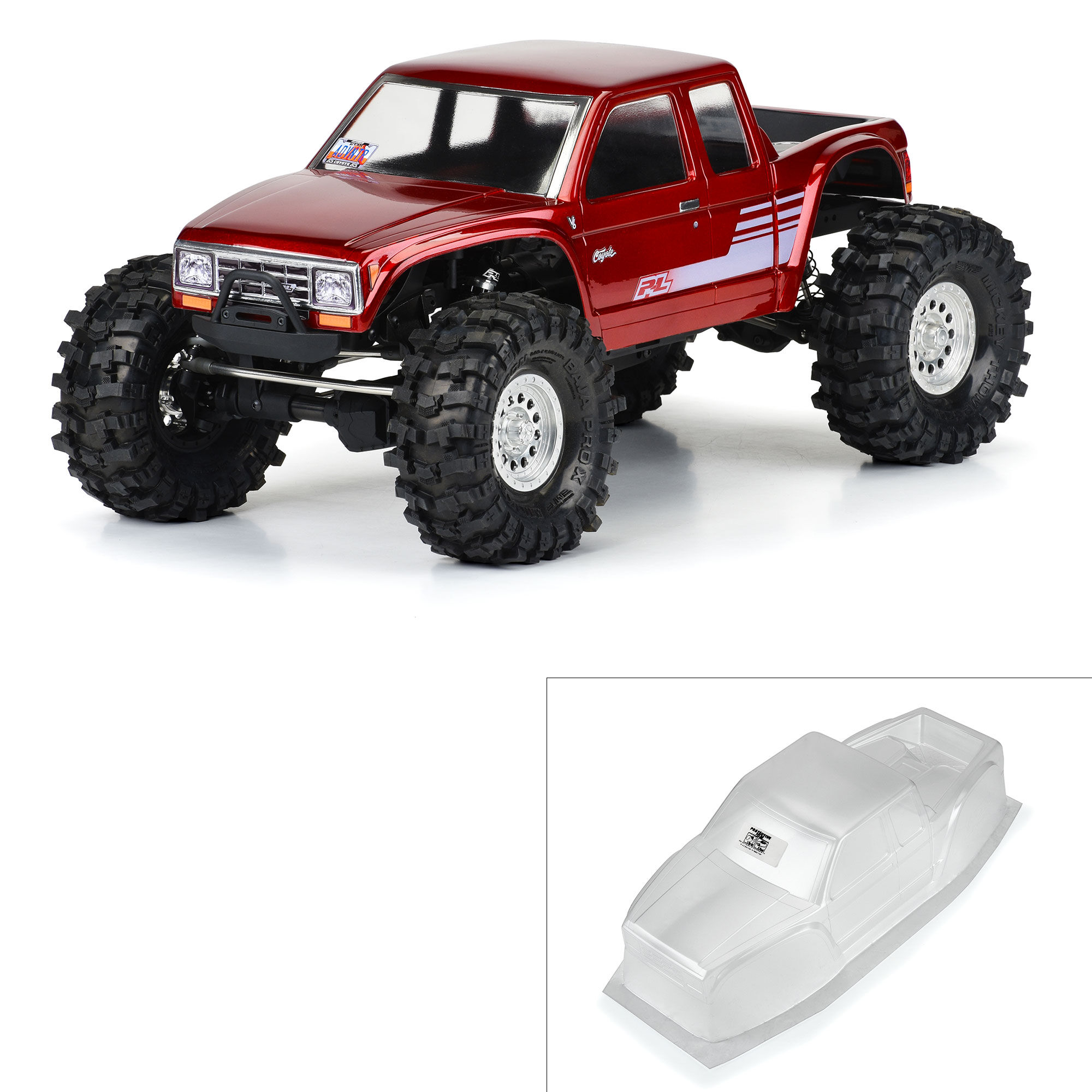 Pro-Line Racing 1/10 Coyote HP Clear Body 12.3" Wheelbase Crawlers