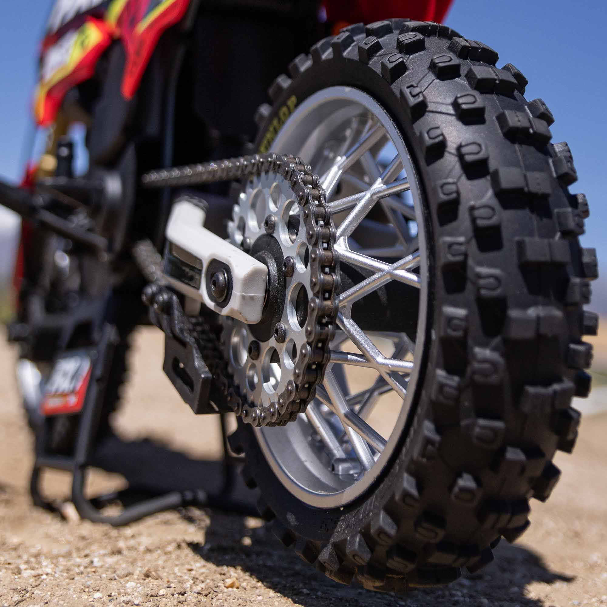 Losi 1/4 Promoto-MX FXR 2S RTR Brushless Motorcycle, Red