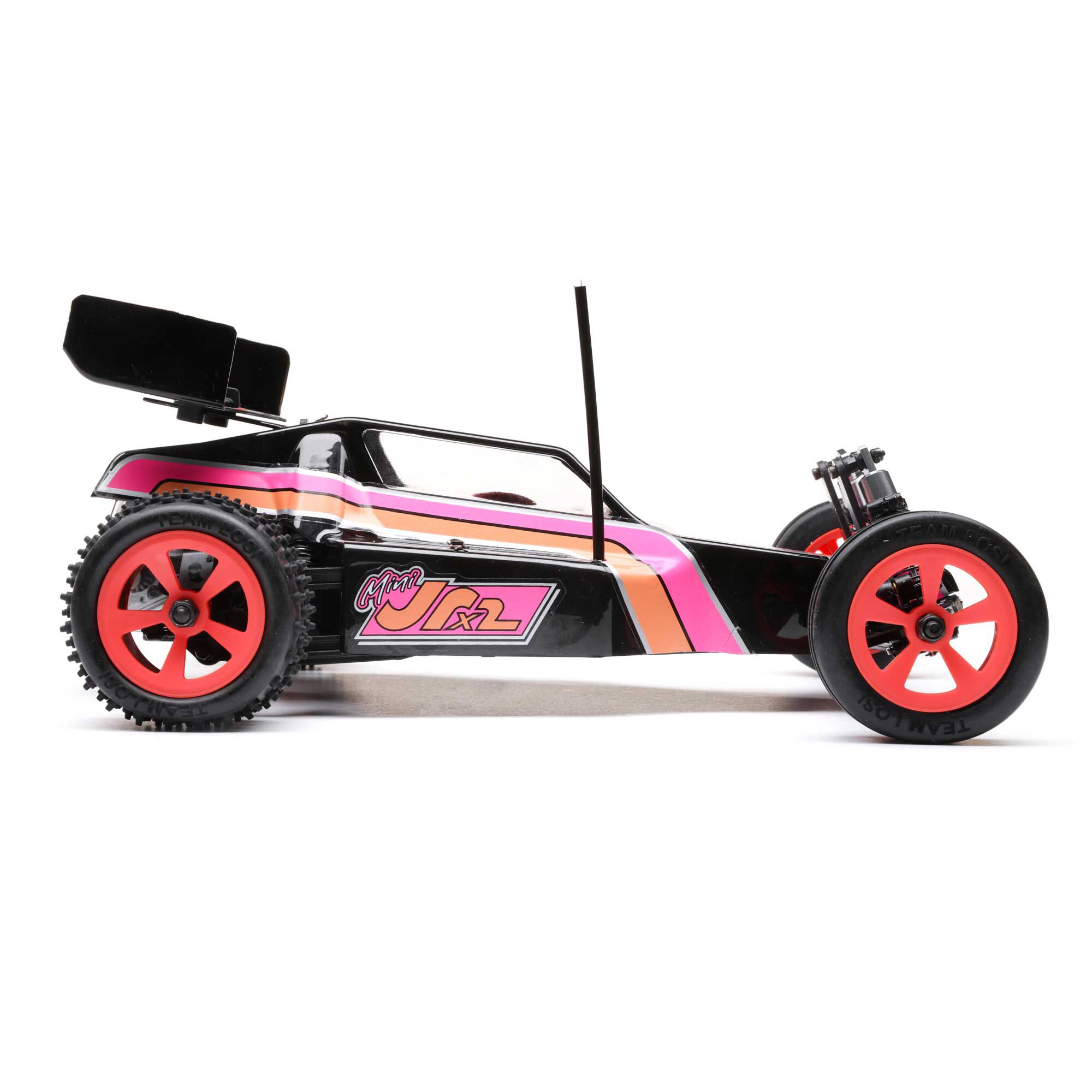 Losi 1/16 Mini JRX2 2S 2WD RTR Brushed Buggy (Battery & Charger Included), Black