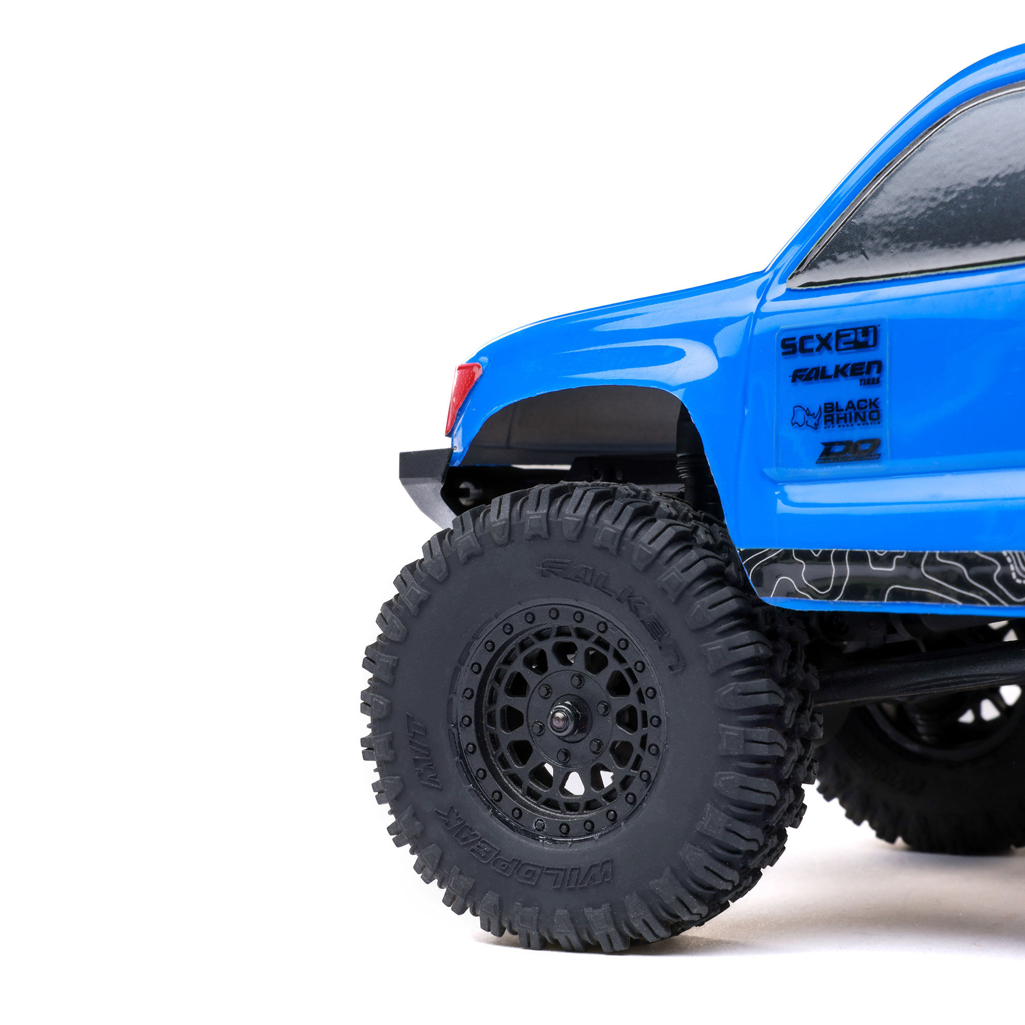 Axial 1/24 SCX24 Base Camp 4X4 RTR Brushed Rock Crawler (Battery & Charger Included), Blue