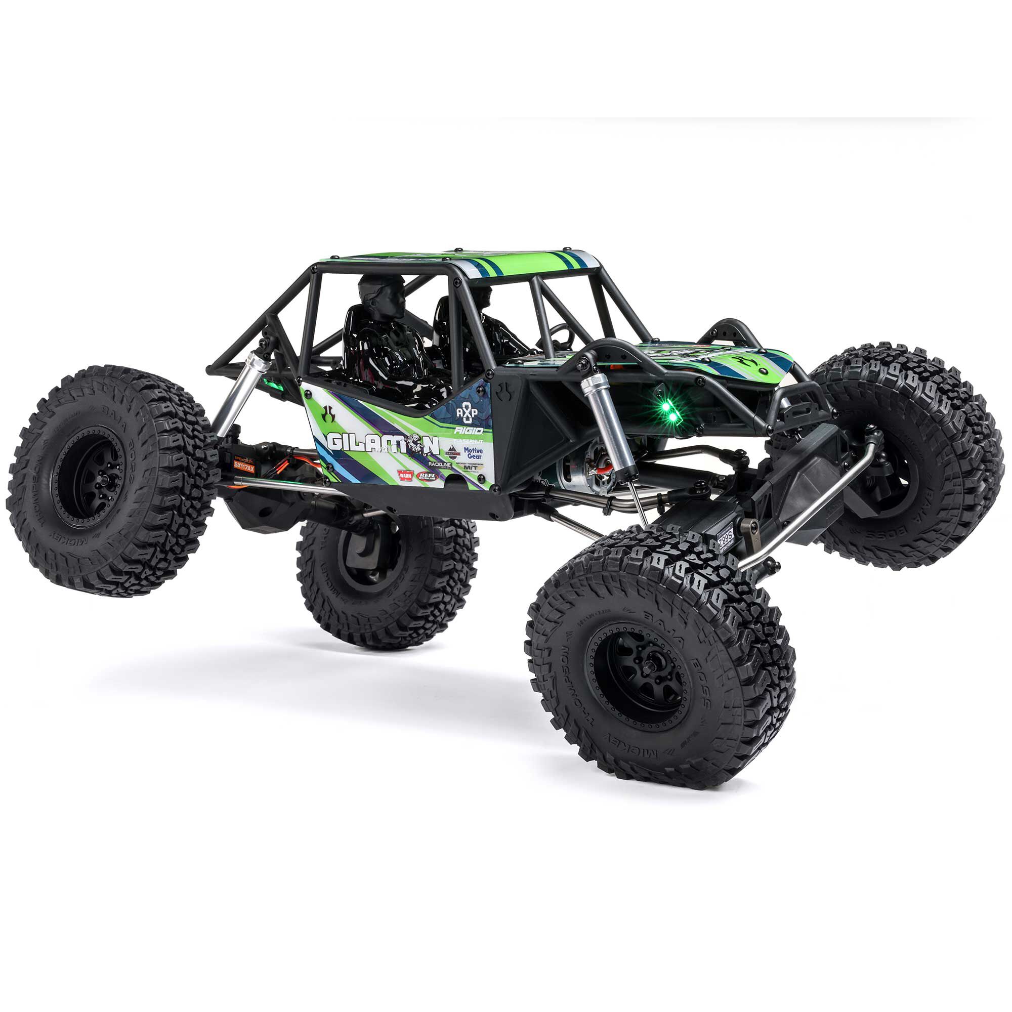 Axial 1/8 AXP8 Gilamon 2.2 4X4 RTR Brushed Trail Buggy, Green