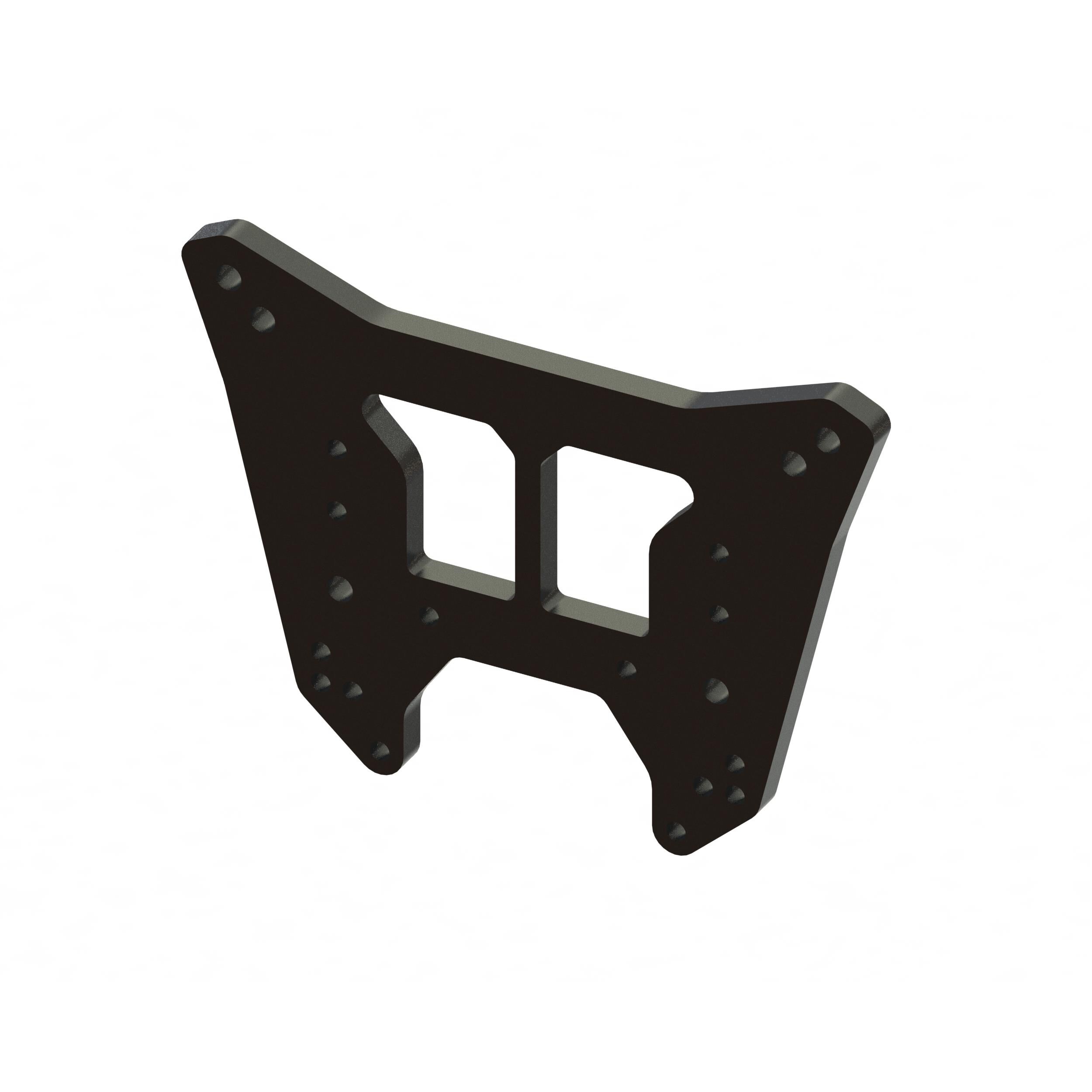 ARRMA Rear Shock Tower Aluminum M4, Black