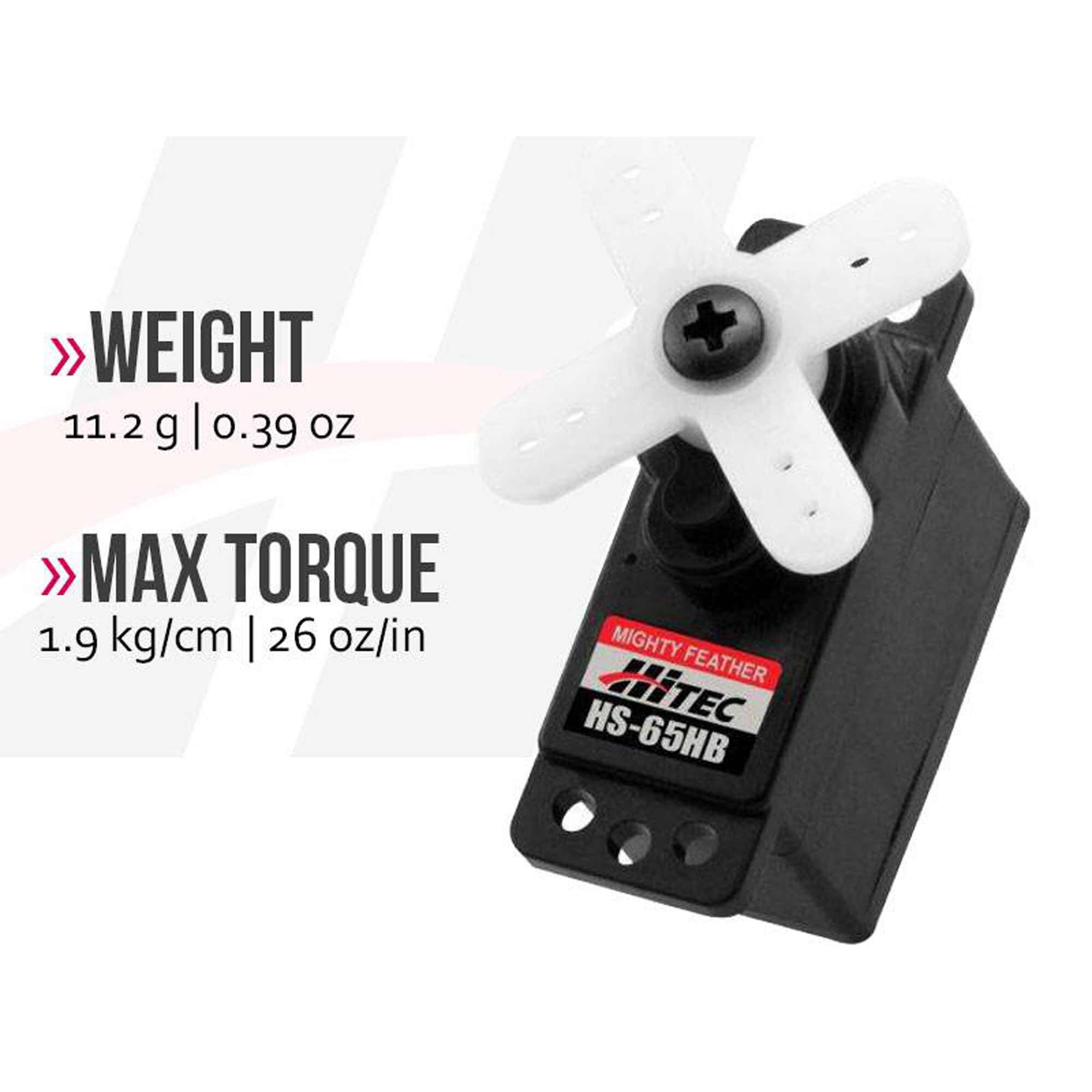 Hitec RCD Inc. HS-65HB Sub-Micro Analog Karbonite Gear Servo