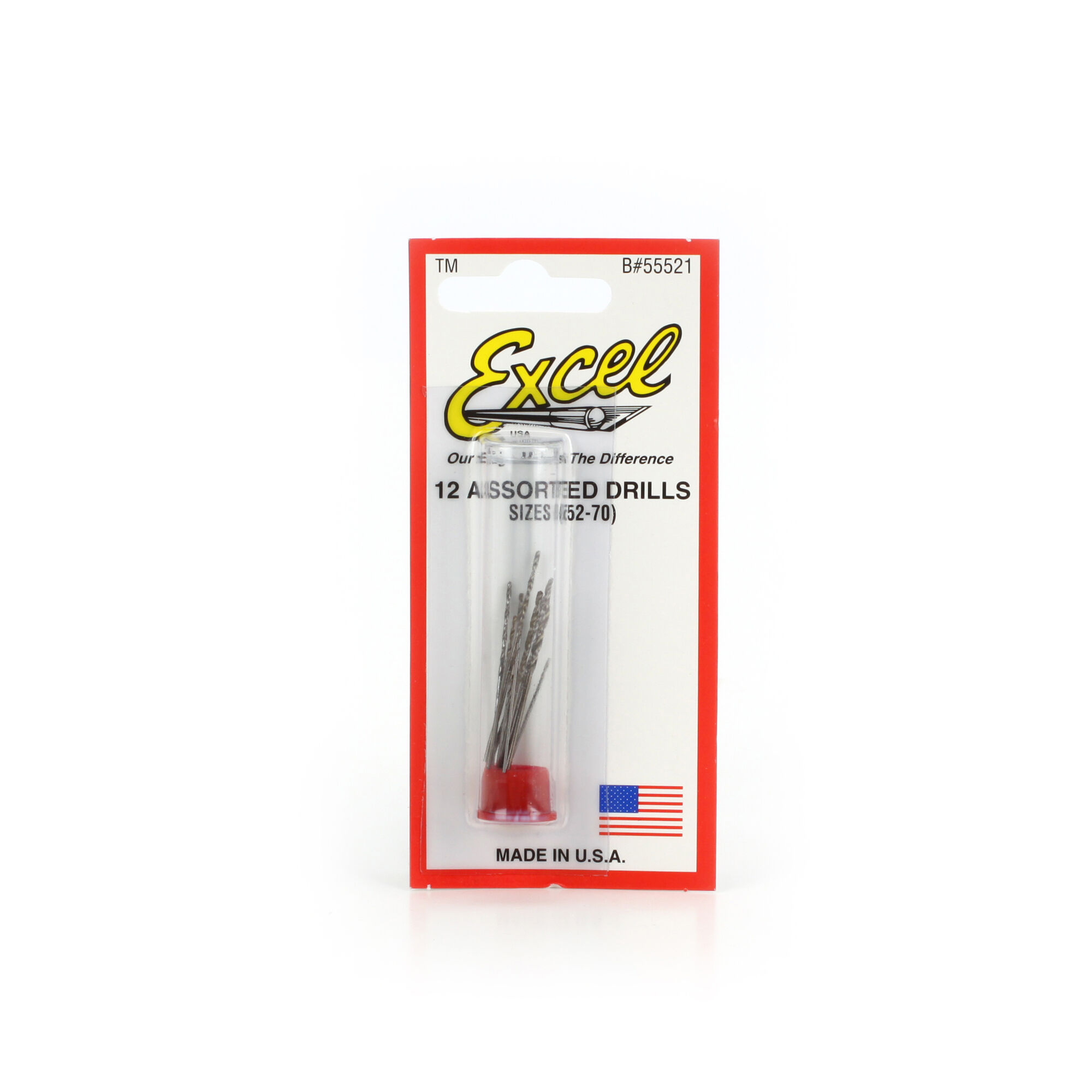 Excel Hobby Blade Corp Drill Bit Assorted, #52-70 (12), carded