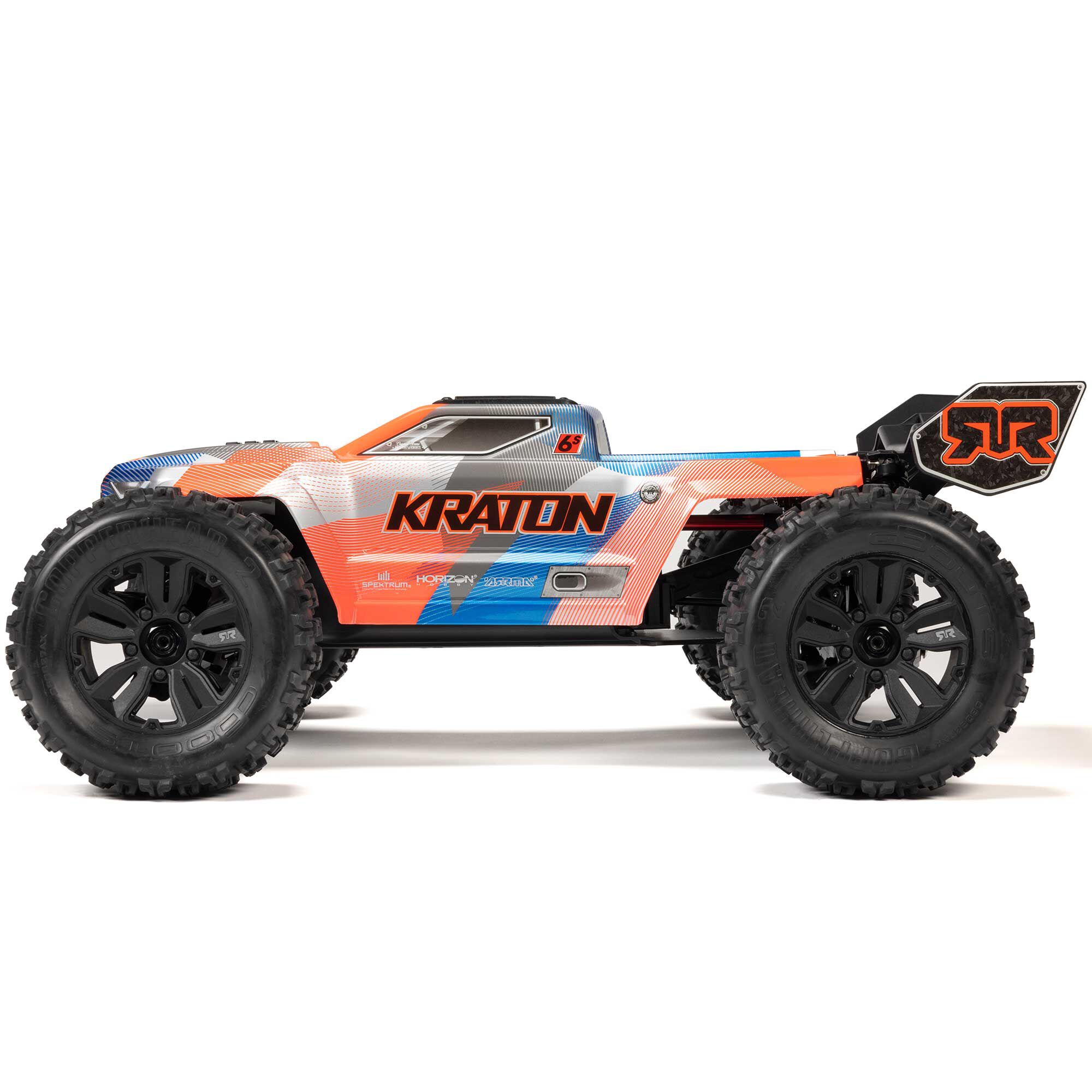 ARRMA 1/8 KRATON 6S 4X4 RTR Brushless Speed Truck, Blue/Orange