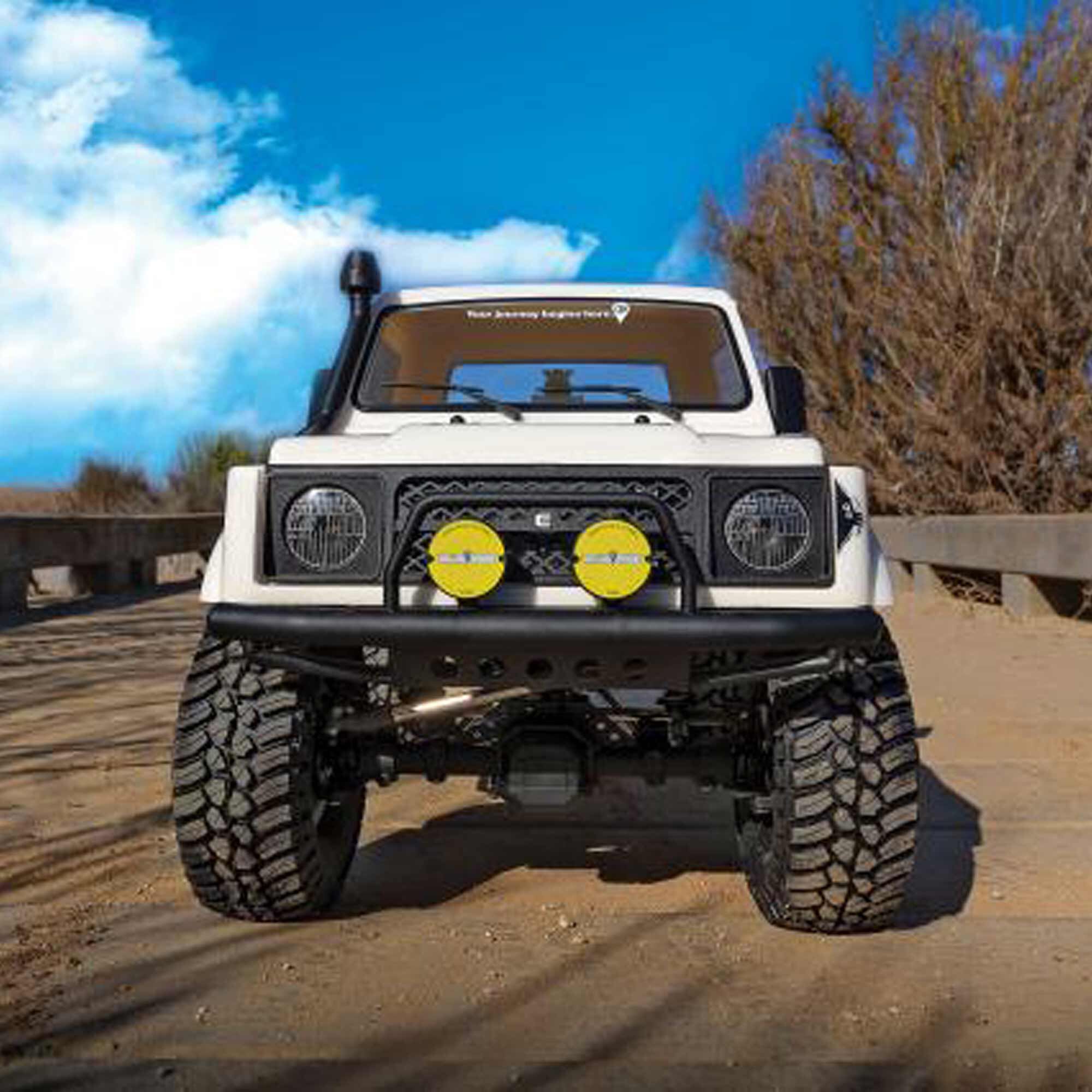 Team Associated 1/10 Enduro Bushido Brushed Trail Truck RTR, White