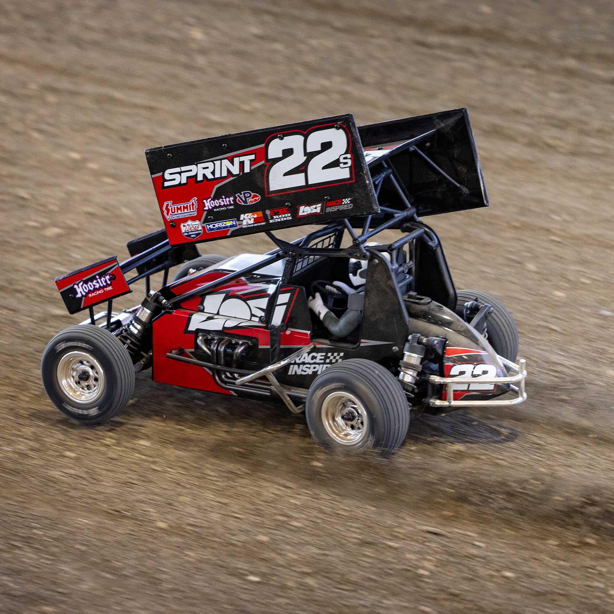 Losi 1/10 22S Sprint 2WD Brushless RTR (Battery & Charger Included), Red