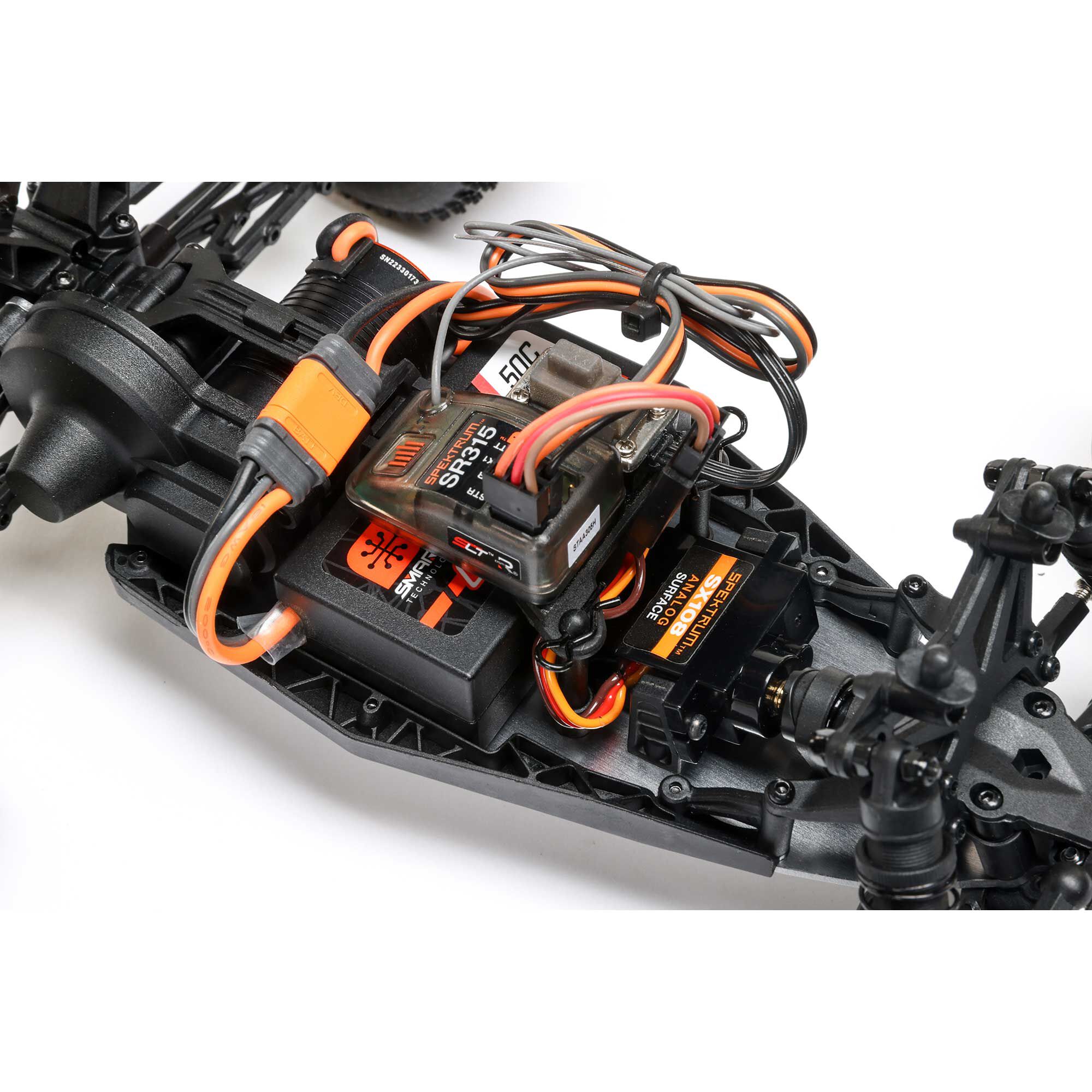 Losi 1/18 Mini-T 2.0 2S 2WD RTR Brushless Stadium Truck (Battery & Charger included) Red