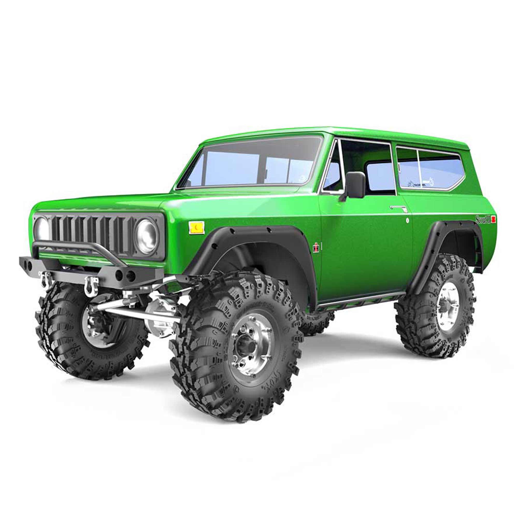 Redcat Racing 1/10 Gen8 V2 International Harvester Scout II Brushed 4X4 Crawler RTR, Green