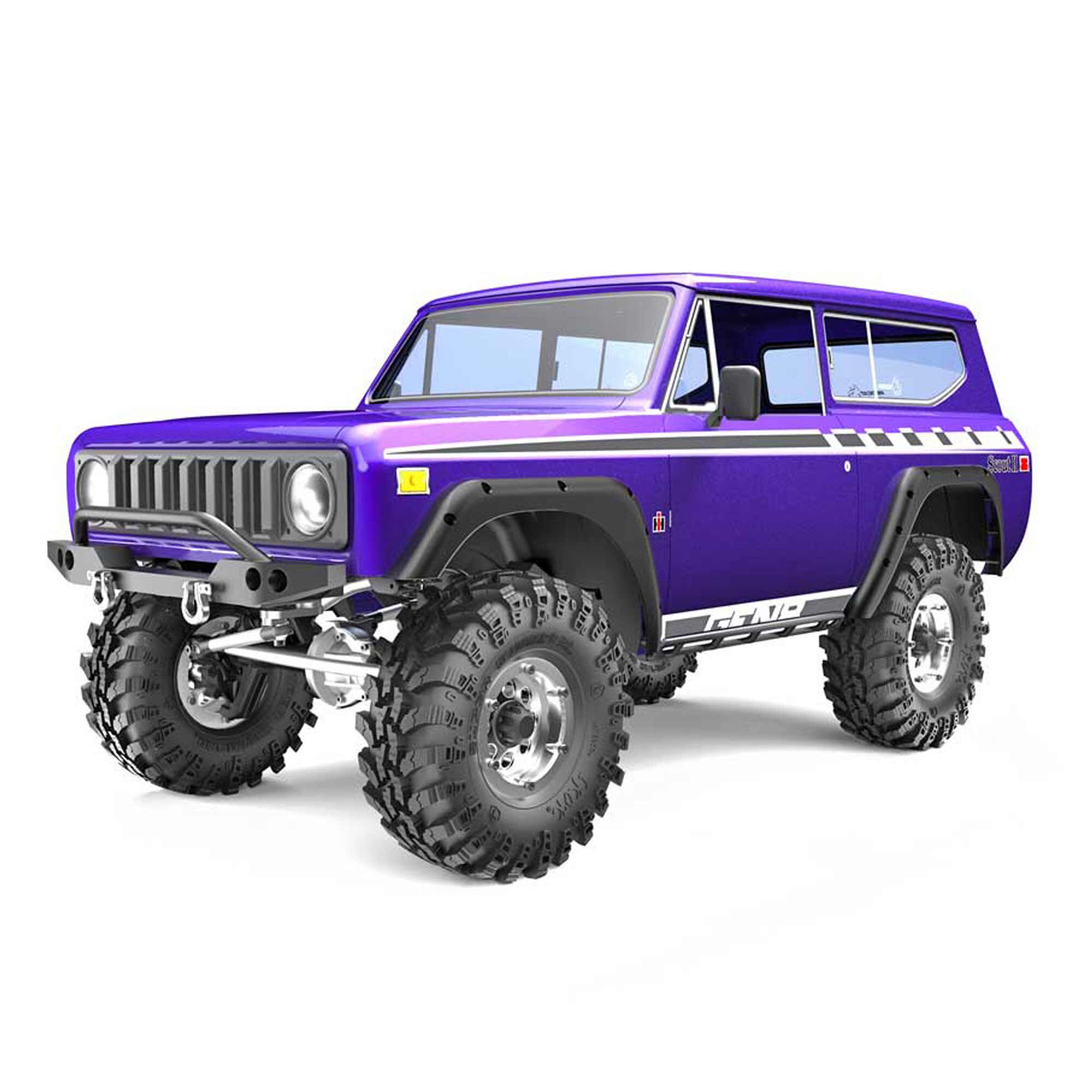 Redcat Racing 1/10 Gen8 V2 International Harvester Scout II Brushed 4X4 Crawler RTR, Purple