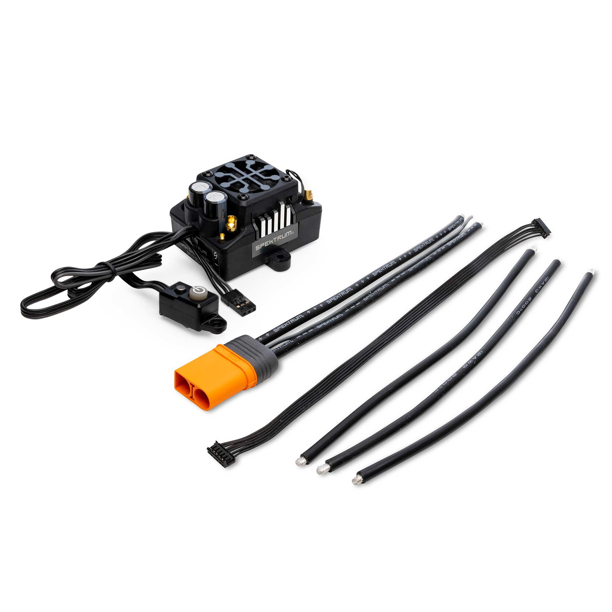 Spektrum Accessories Firma 130A Black Edition Sensored Brushless Smart ESC, 2S-4S