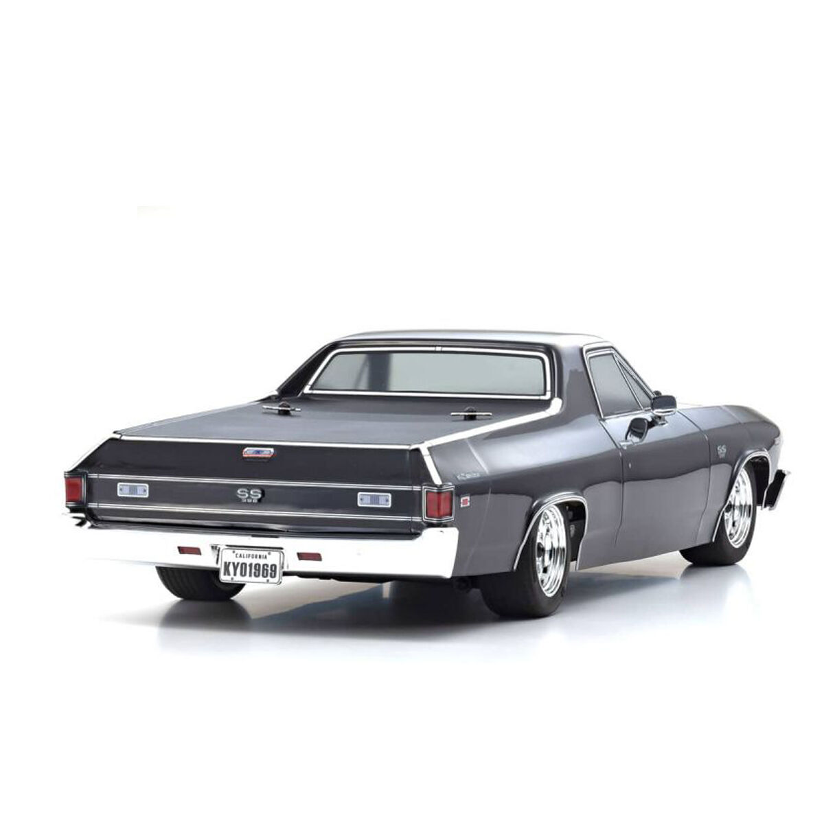 Kyosho 1/10 1969 Chevy El Camino Fazer Mk2 FZ02L Brushed 4x4 On-Road Touring RTR, Tuxedo Black