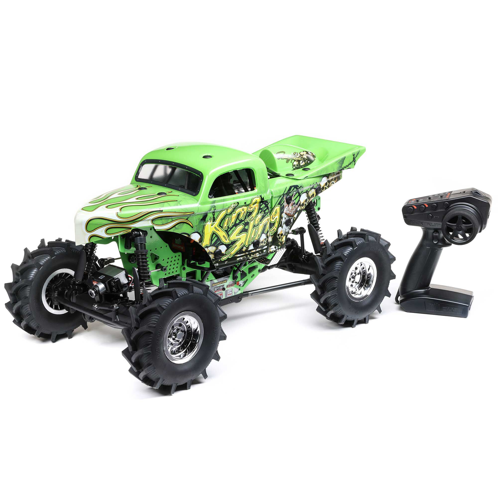 Losi 1/8 LMT Mega Truck King Sling 4S 4X4 RTR Brushless Mega Truck, Green