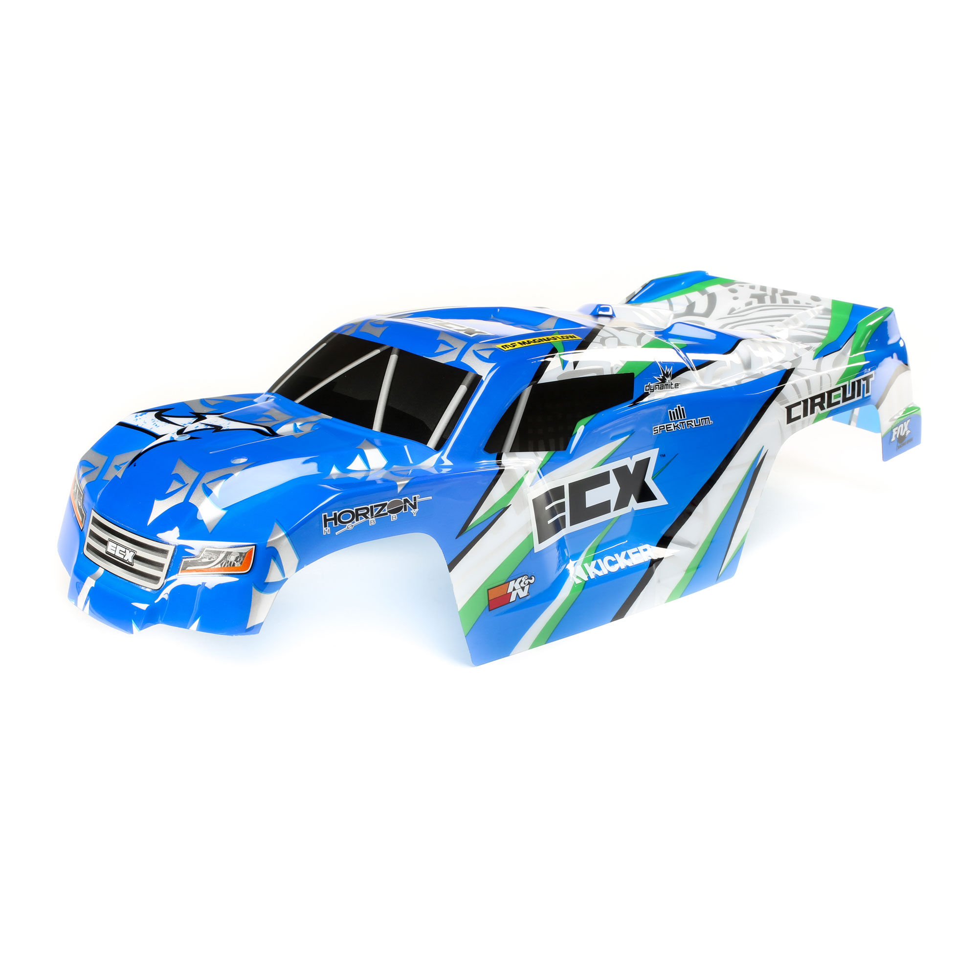 ECX 1/10 Painted Body, Blue/White: 2WD Circuit