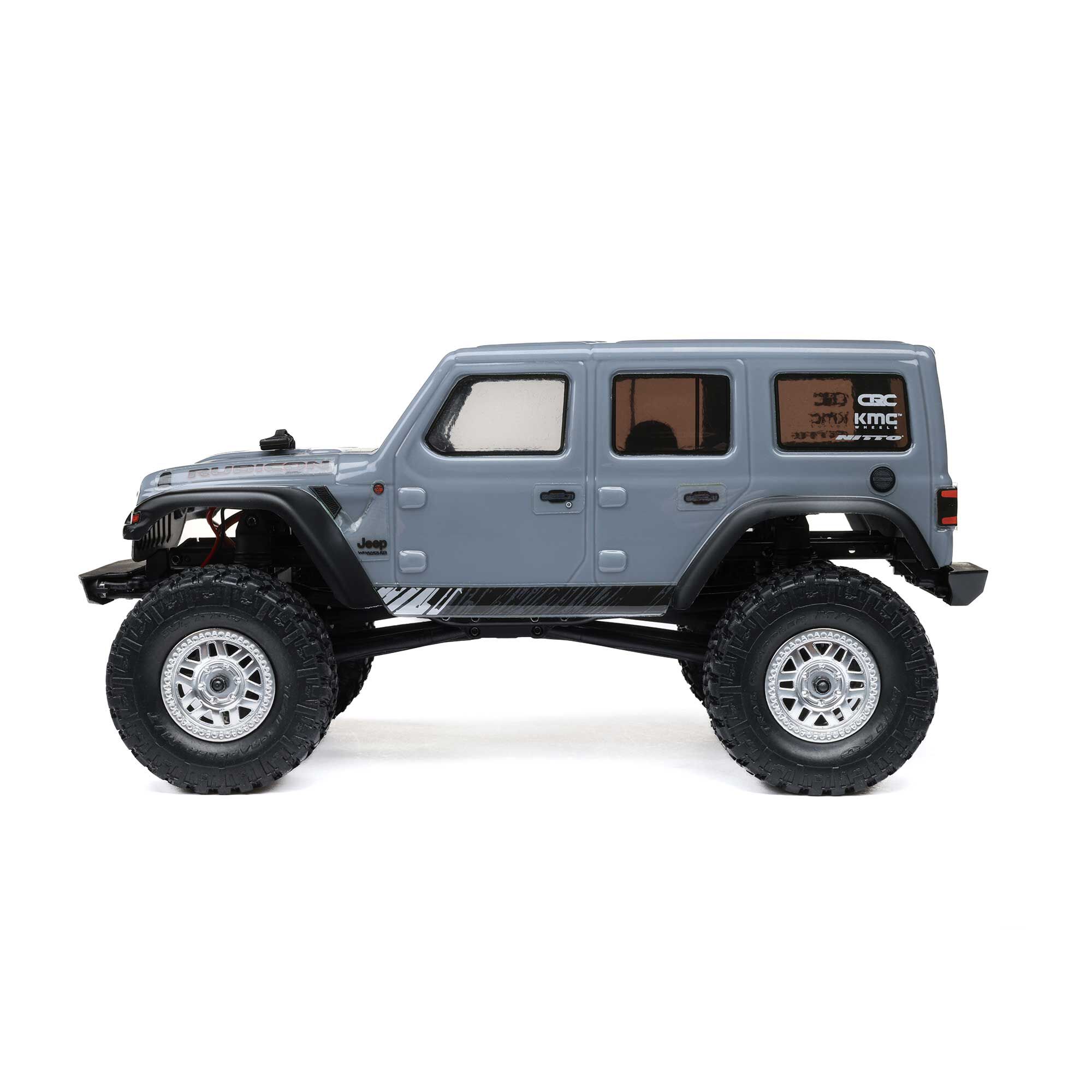 Axial 1/24 SCX24 2019 Jeep Wrangler JLU CRC 4X4 RTR Brushed Rock Crawler (Battery & Charger Included), Gray