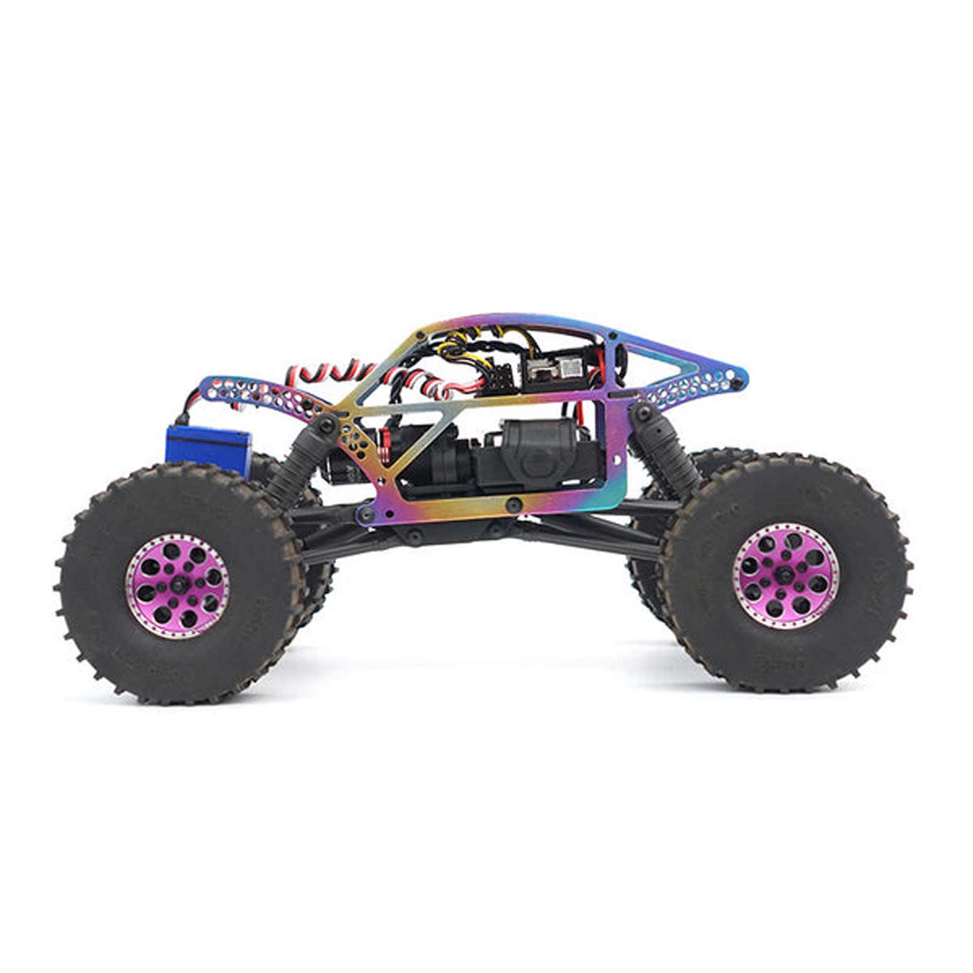 Furitek Bettle Titanium Comp Chassis, Rainbow: TRX-4M