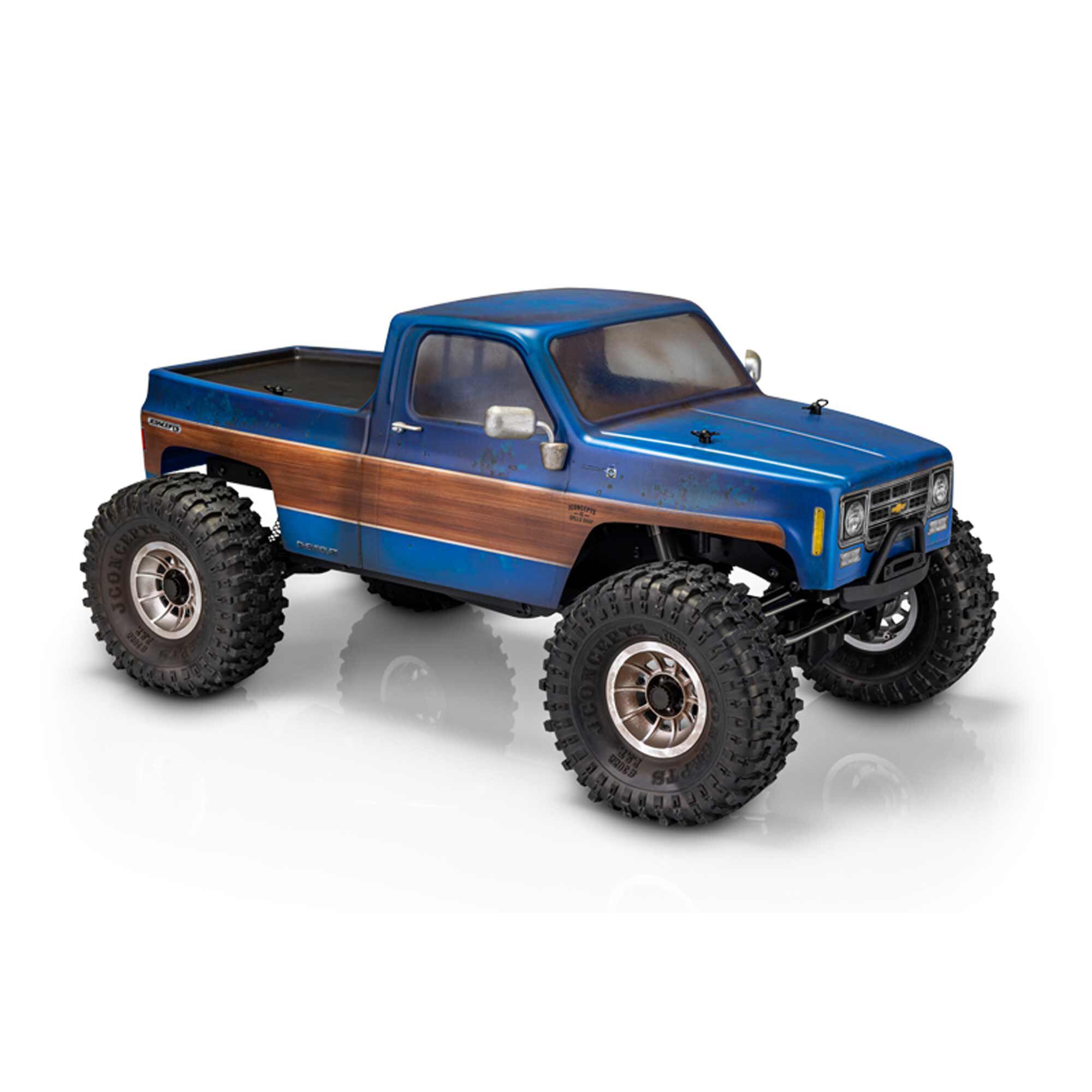 JConcepts, Inc. 1978 Chevy K10 Truck Body, 12.3in Wheelbase Rock Crawlers