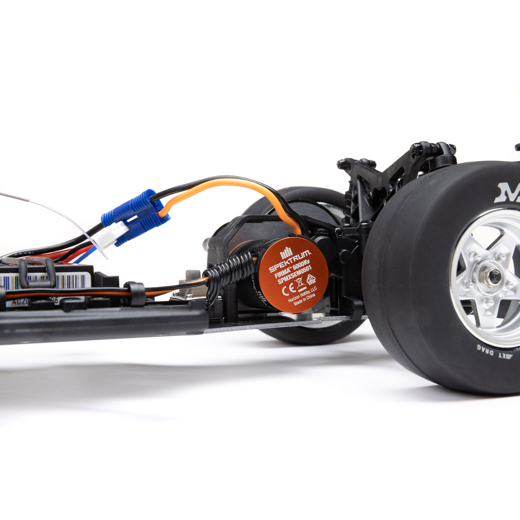 Losi 1/16 Mini 1970 Chevy Chevelle 2S 2WD RTR Brushless No Prep Drag Car (Battery & Charger Included), Blue