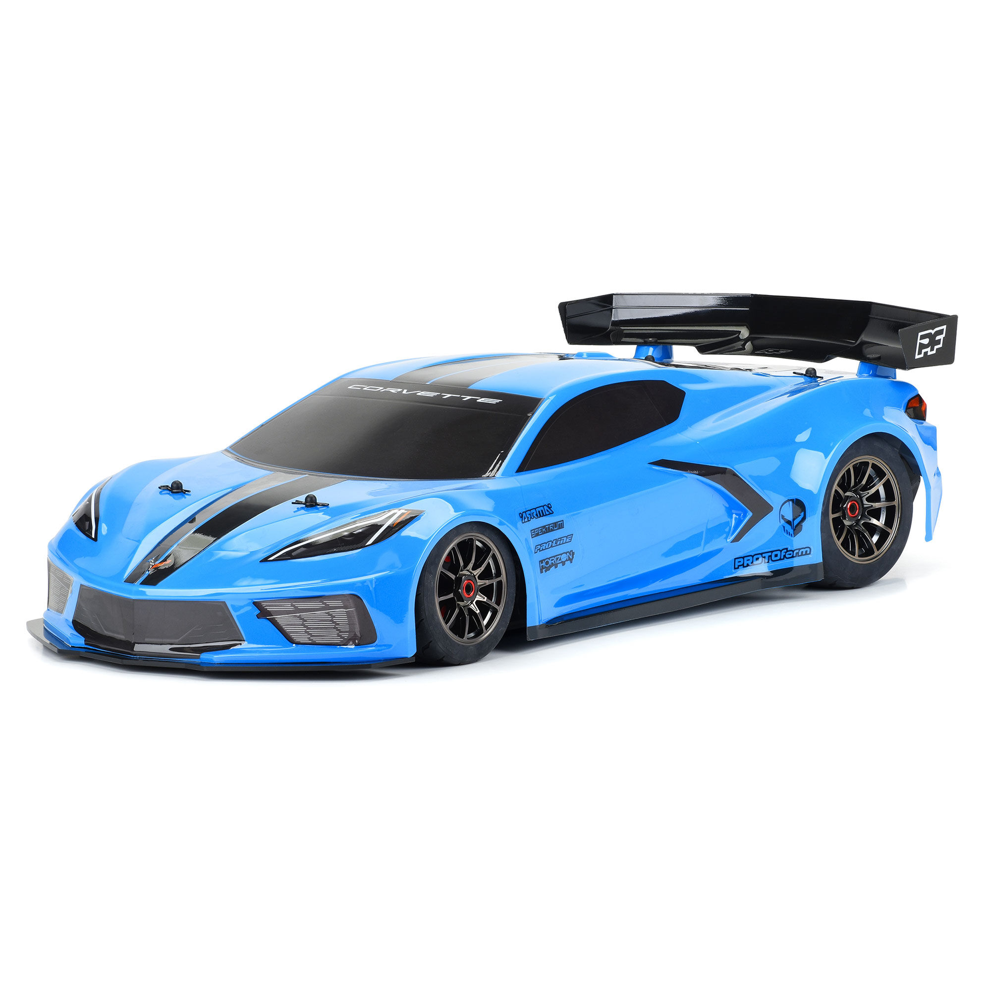 PROTOform 1/7 Chevrolet Corvette C8 Painted Body (Rapid Blue): Felony