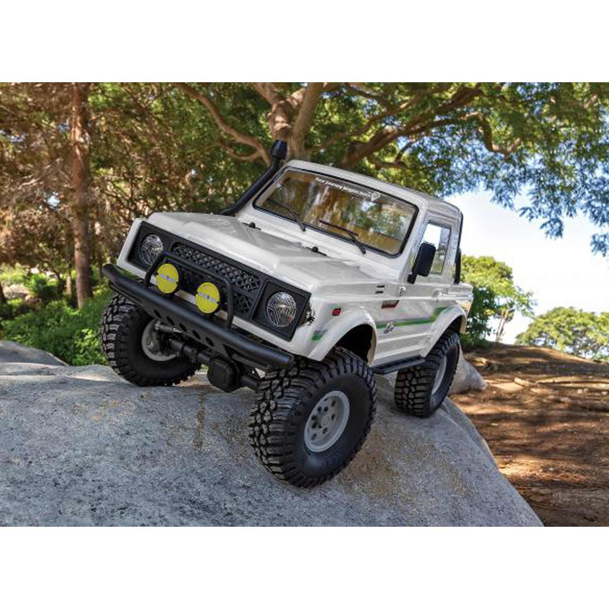 Team Associated 1/10 Enduro Bushido Brushed Trail Truck RTR, Lipo Combo, White