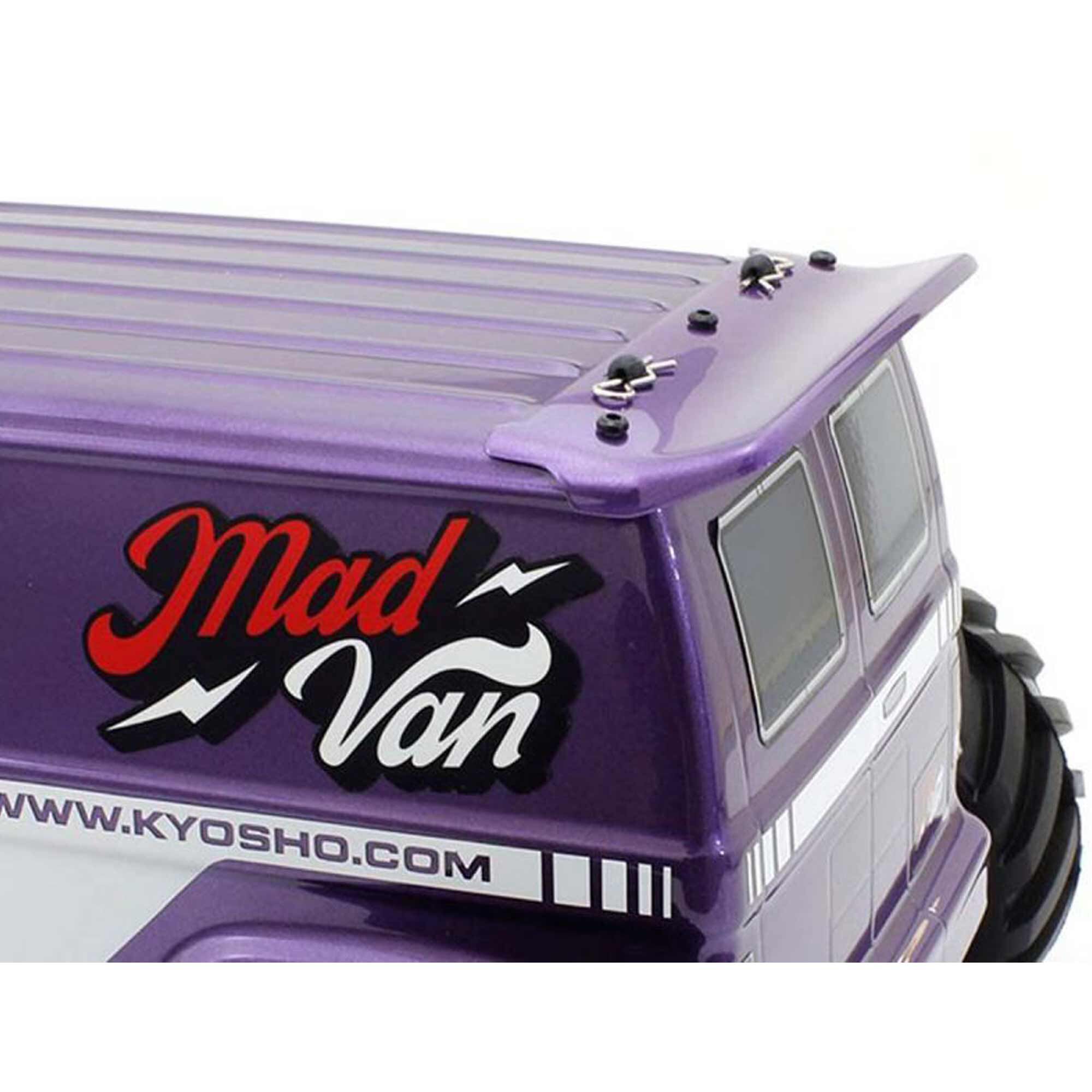 Kyosho 1/10 Mad Van Fazer Mk2 FZ02L-BT Brushed 4x4 Monster Truck RTR, Purple