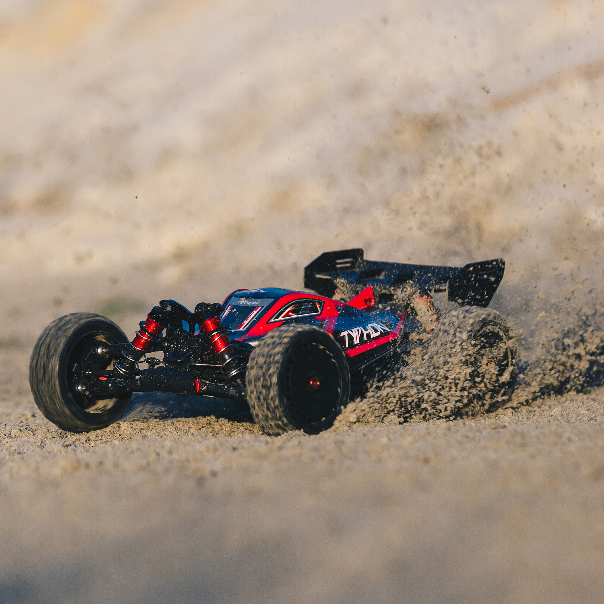 ARRMA 1/8 TYPHON 6S 4X4 RTR Brushless Buggy, Black