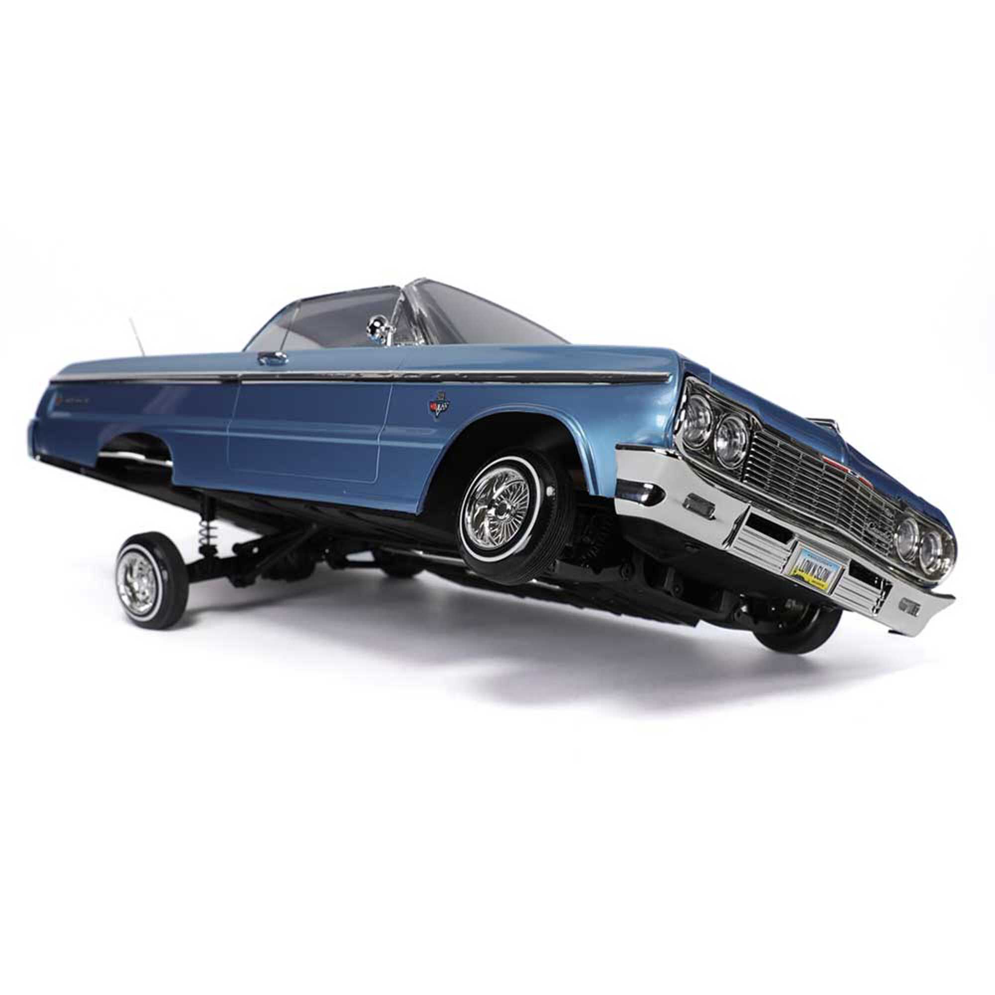 Redcat Racing 1/10 SixtyFour Chevrolet Impala Hopping Lowrider, Blue/White