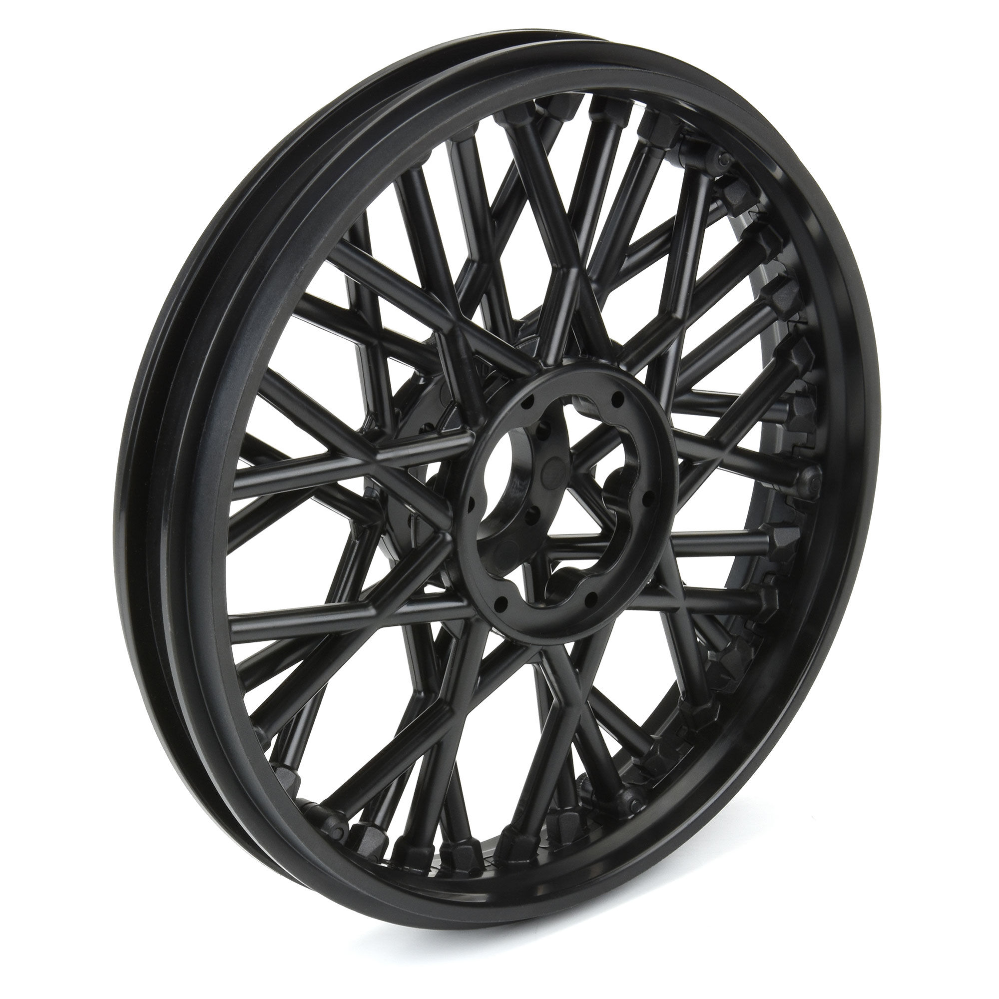 Pro-Line Racing 1/4 Bullyspoke V2 Bead Front Wheel Black: Promoto-MX