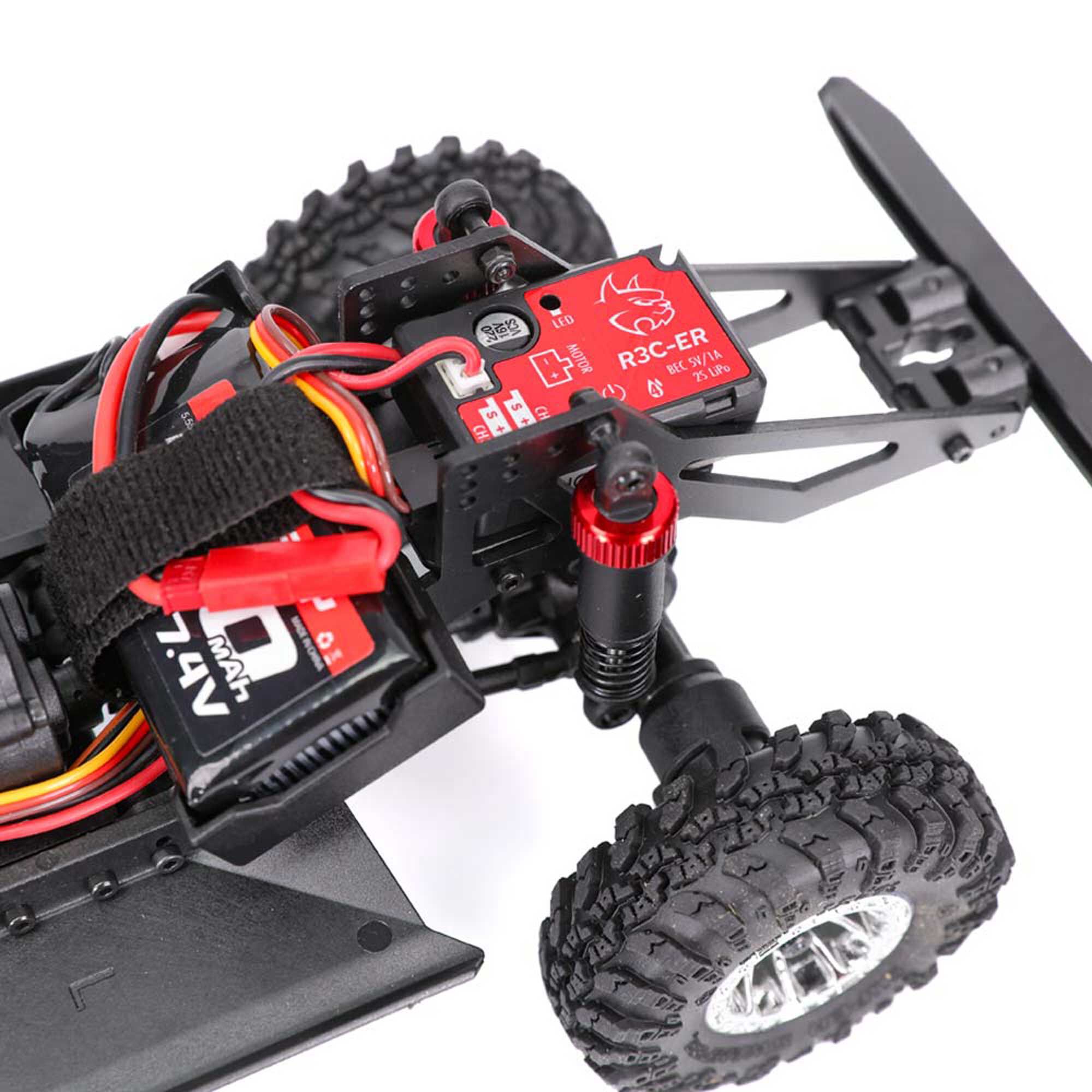 Redcat Racing 1/18 Ascent-18 International Scout II 4x4 Rock Crawler RTR, Green