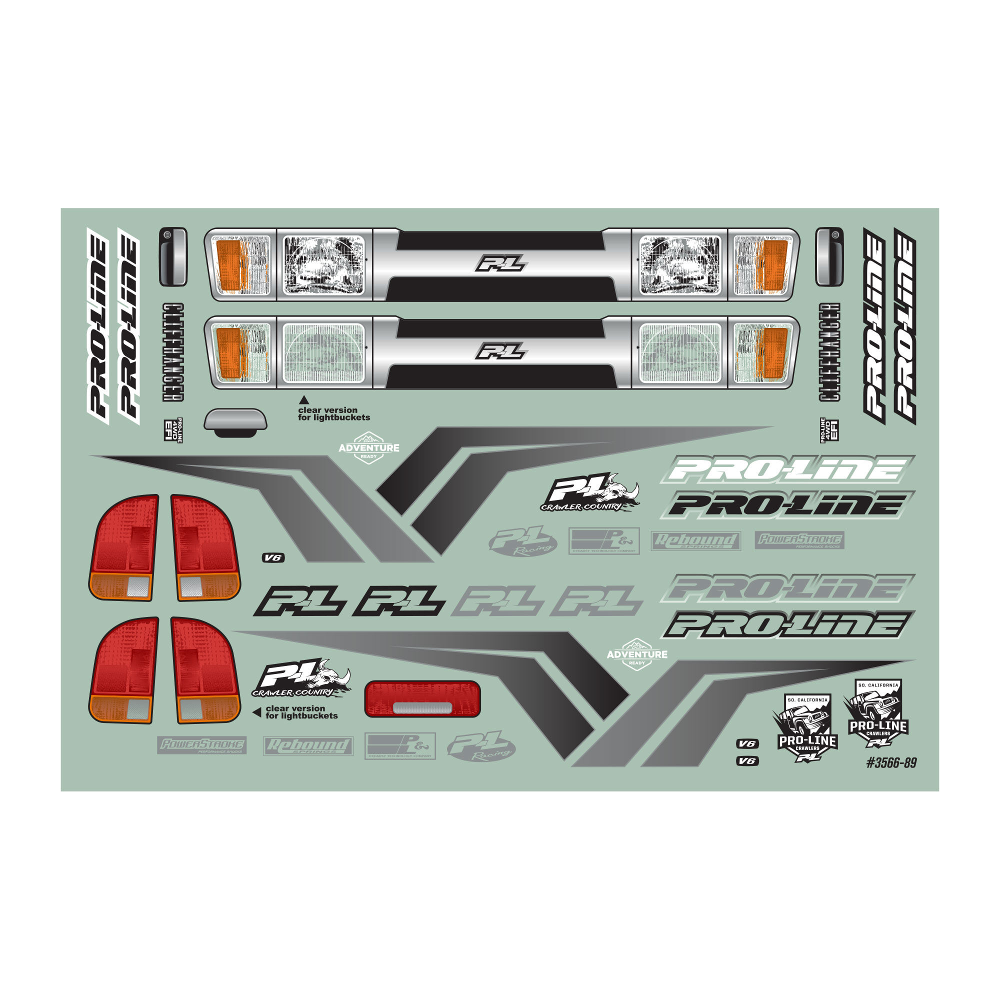 Pro-Line Racing 1/10 Cliffhanger High Performance Clear Body 12.3" (313mm) WB Crwlrs