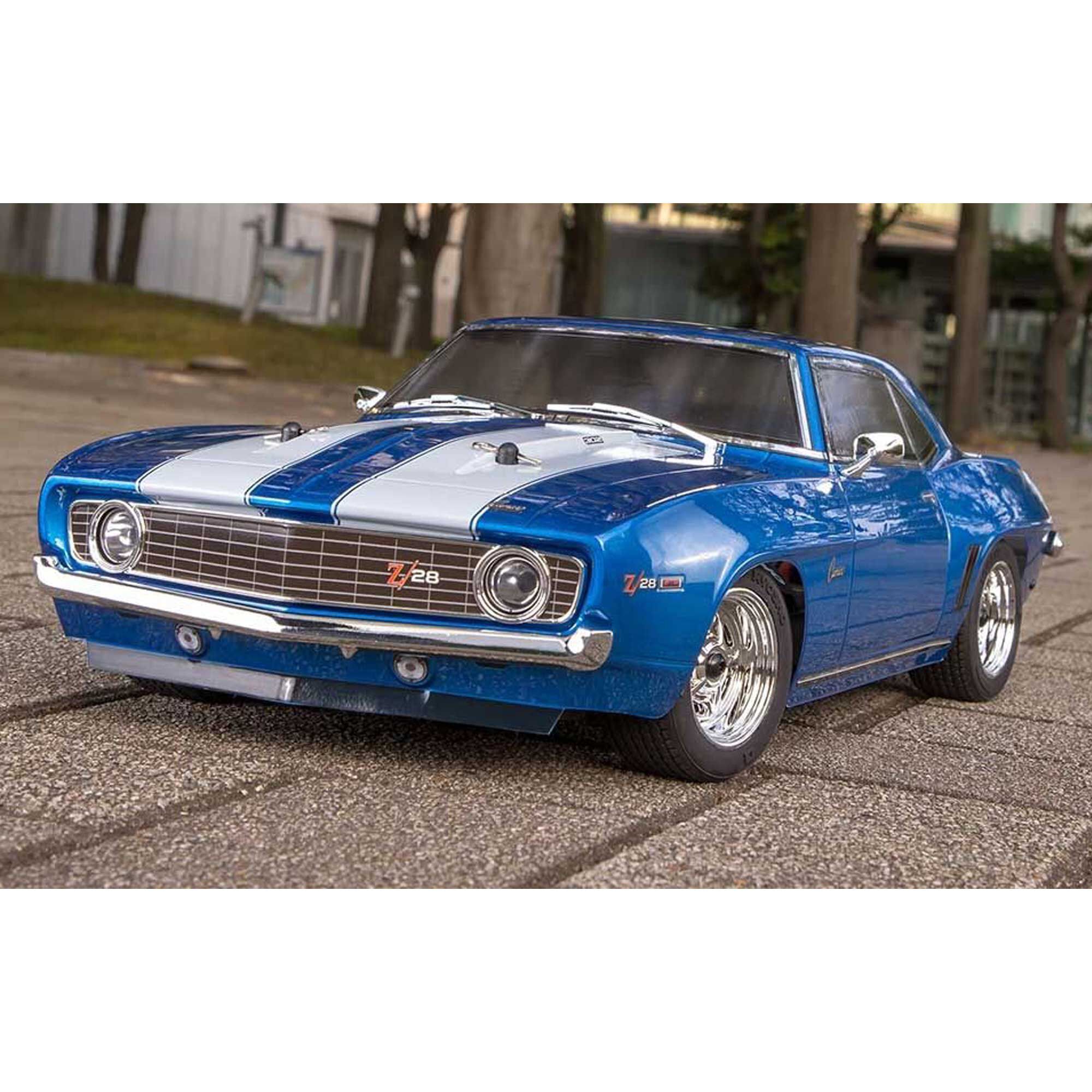Kyosho 1/10 Fazer Mk2 1969 Chevy Camaro Z/28 4x4 Electric Touring RTR, Le Mans Blue