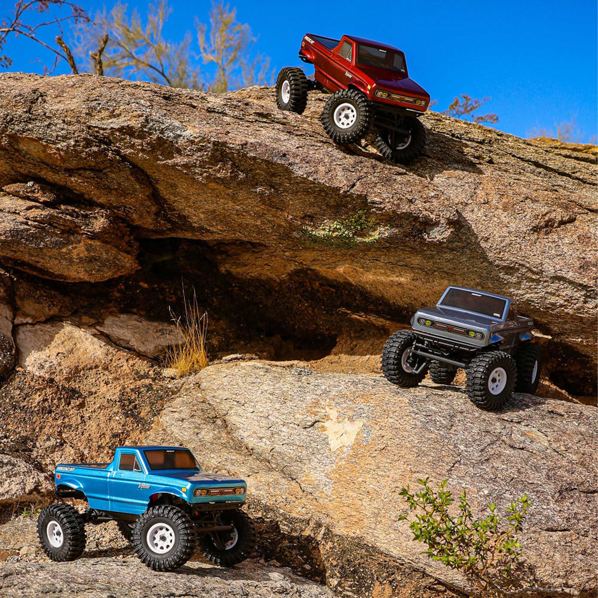 Redcat Racing 1/18 Ascent-18 4x4 Brushed Electric Rock Crawler RTR, Red