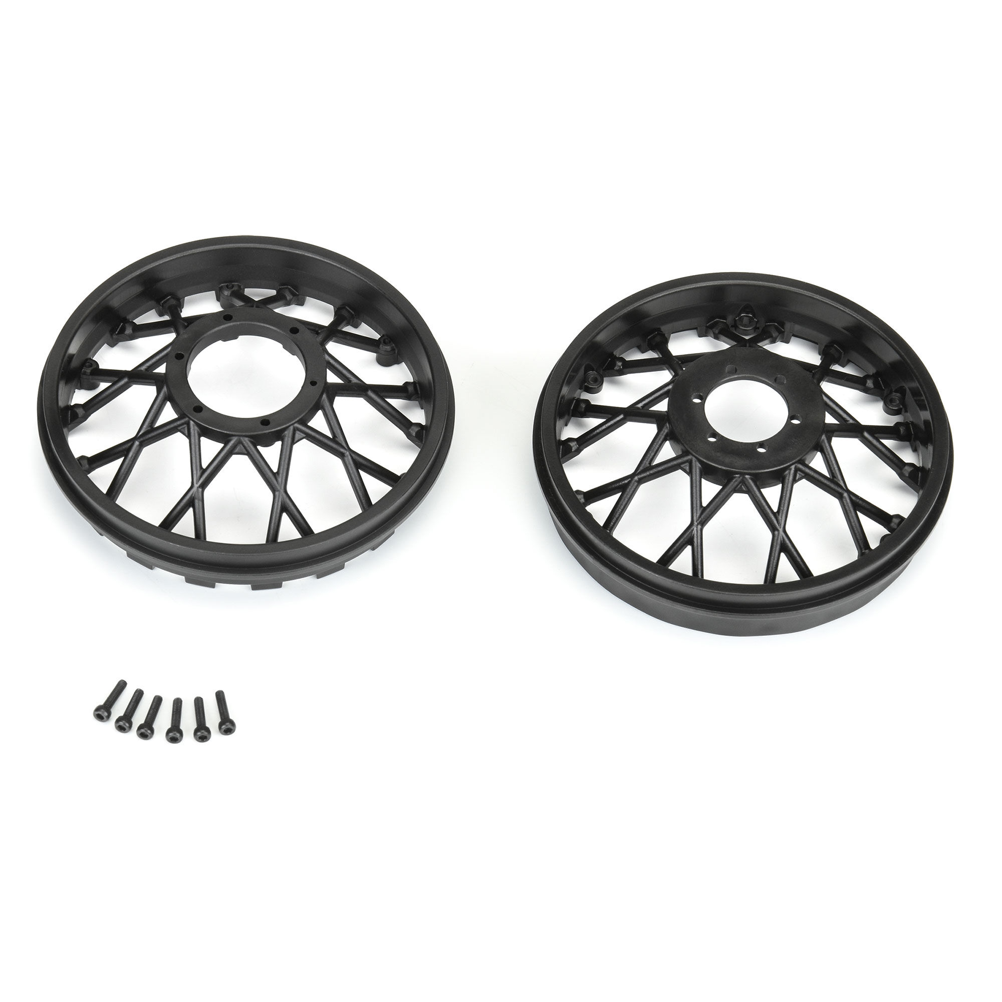Pro-Line Racing 1/4 Supermoto Rear Wheel Black: Promoto-MX/SM
