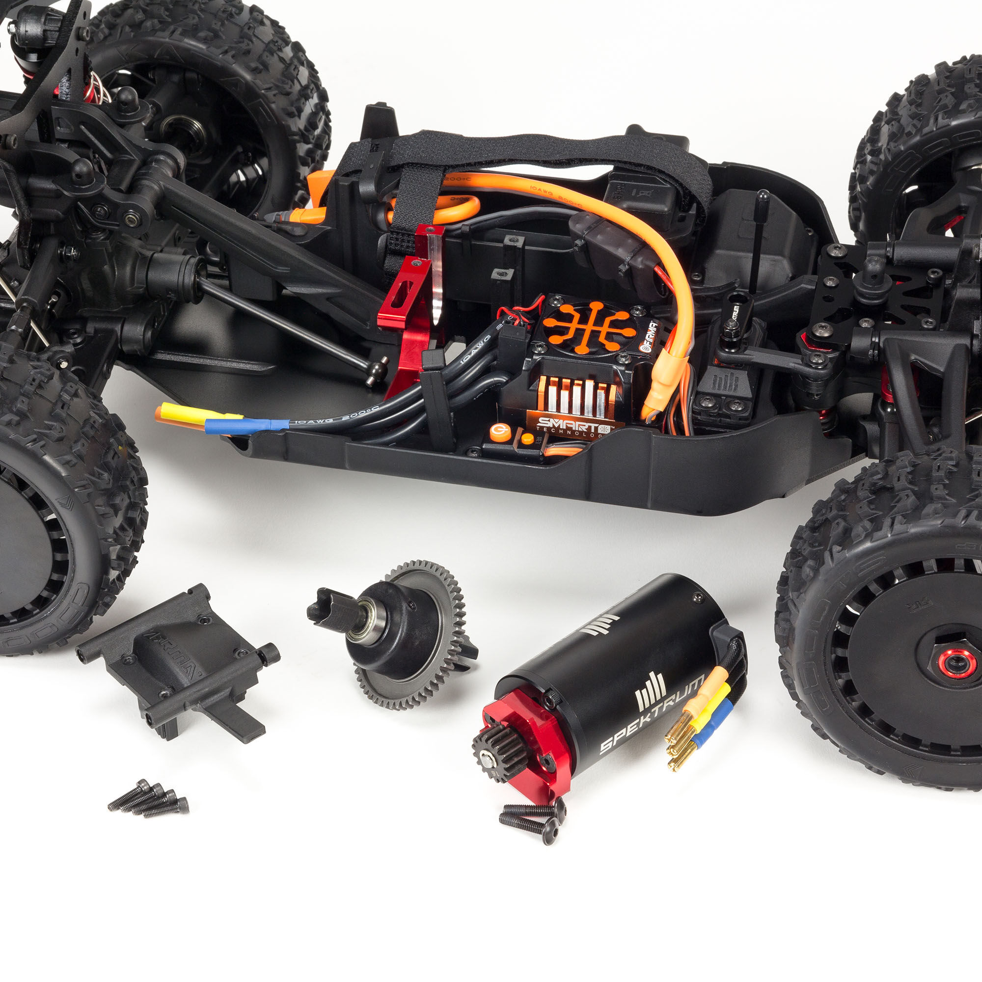 ARRMA 1/8 TYPHON 6S 4X4 RTR Brushless Buggy, Black