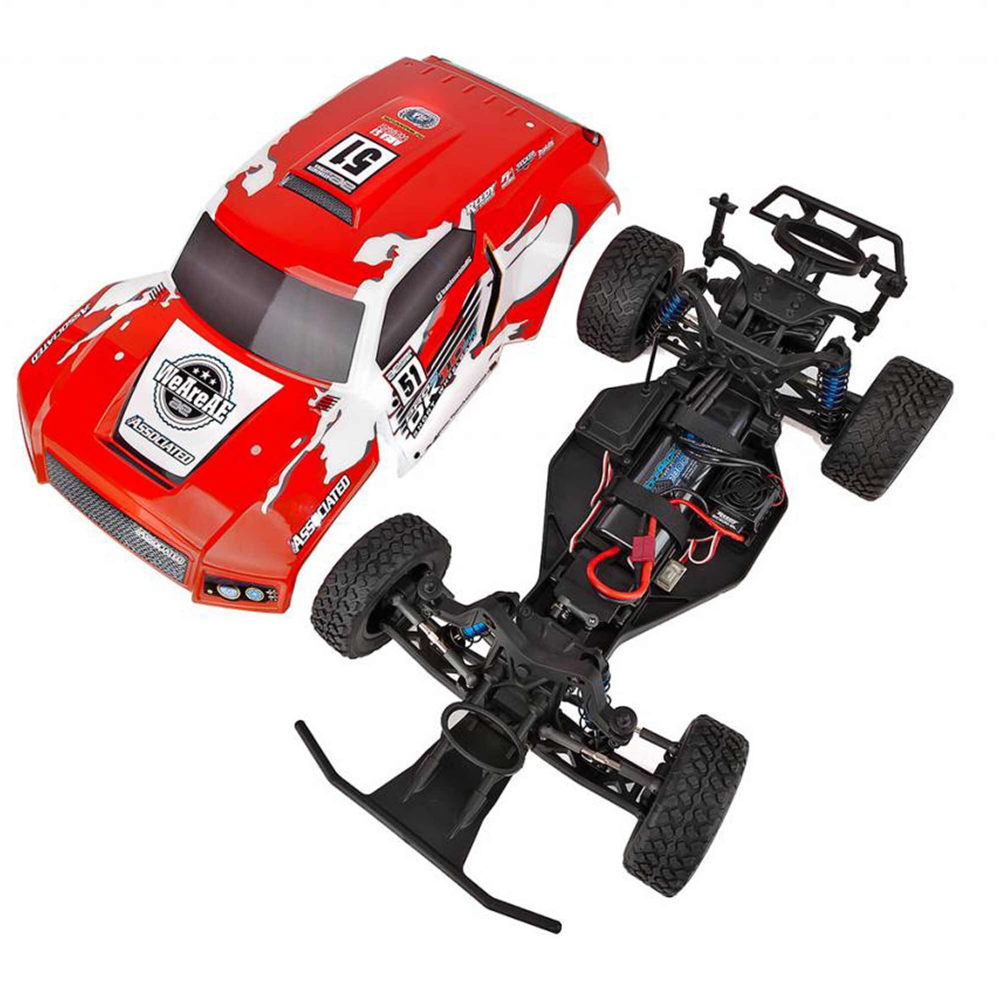 Team Associated 1/10 Pro2 DK10SW Dakar 2WD Buggy RTR, LiPo Combo, Red/White