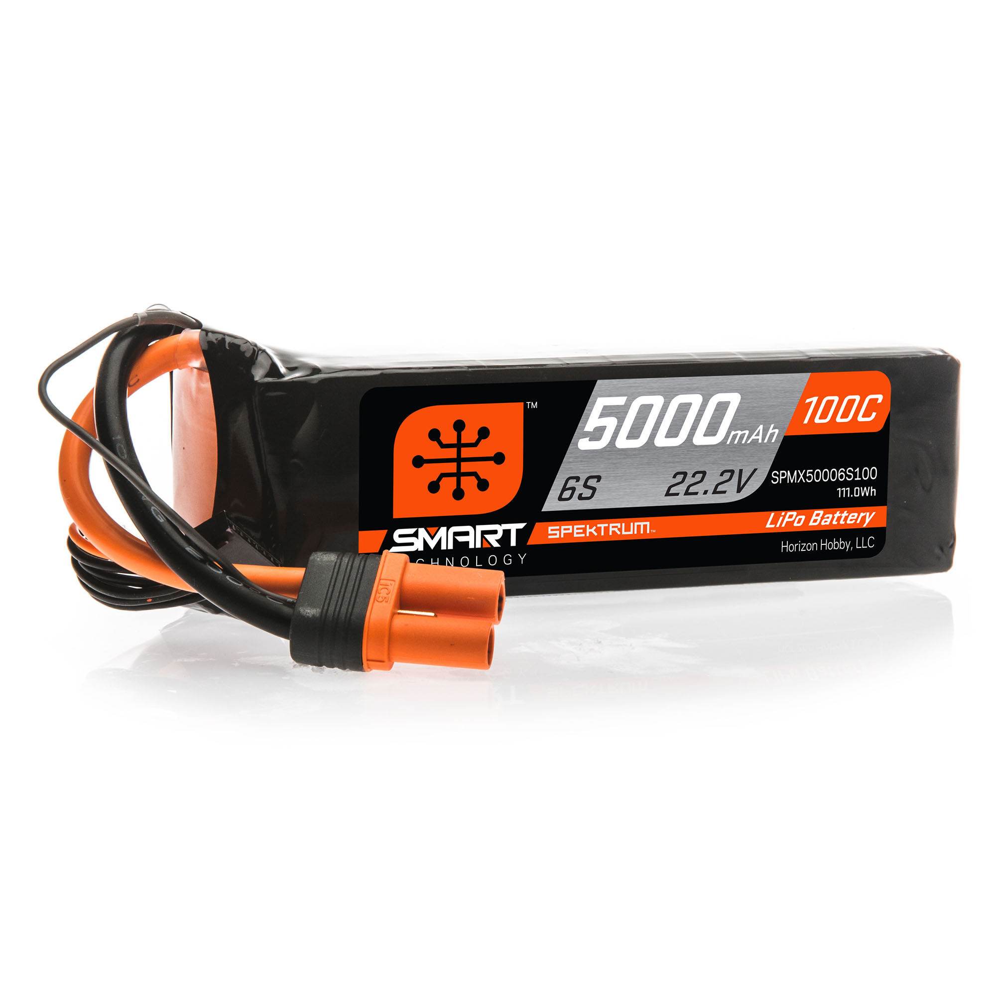 Spektrum Accessories 22.2V 5000mAh 6S 100C Smart LiPo Battery: IC5