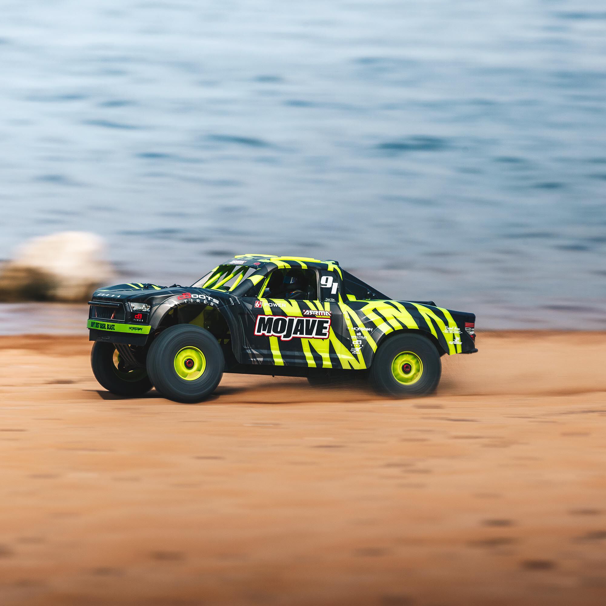 ARRMA 1/7 MOJAVE 6S 4X4 RTR Brushless Desert Truck, Green/Black