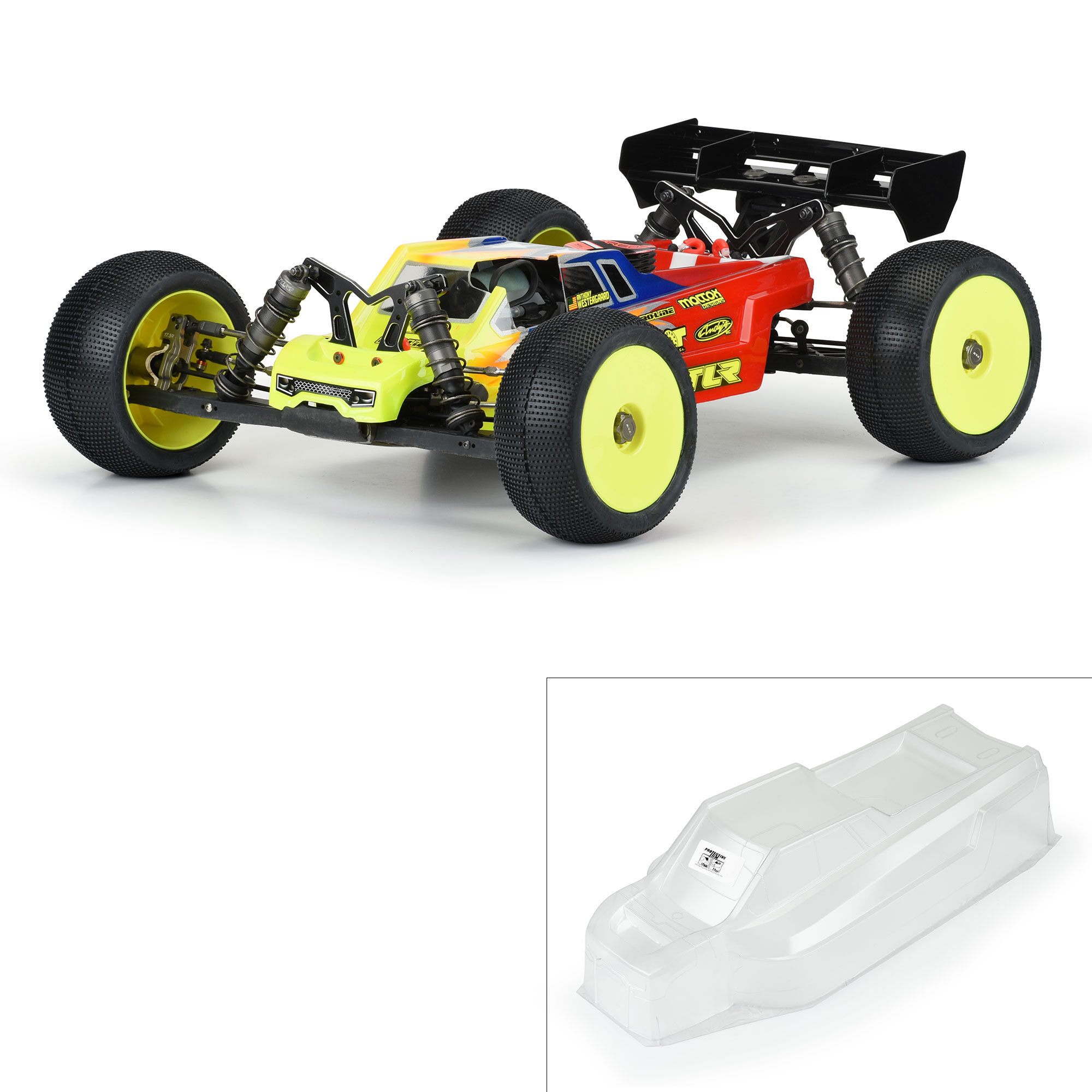 Pro-Line Racing 1/8 Axis T Bruggy Clear Body: Fits 8ight-XT/E and Others