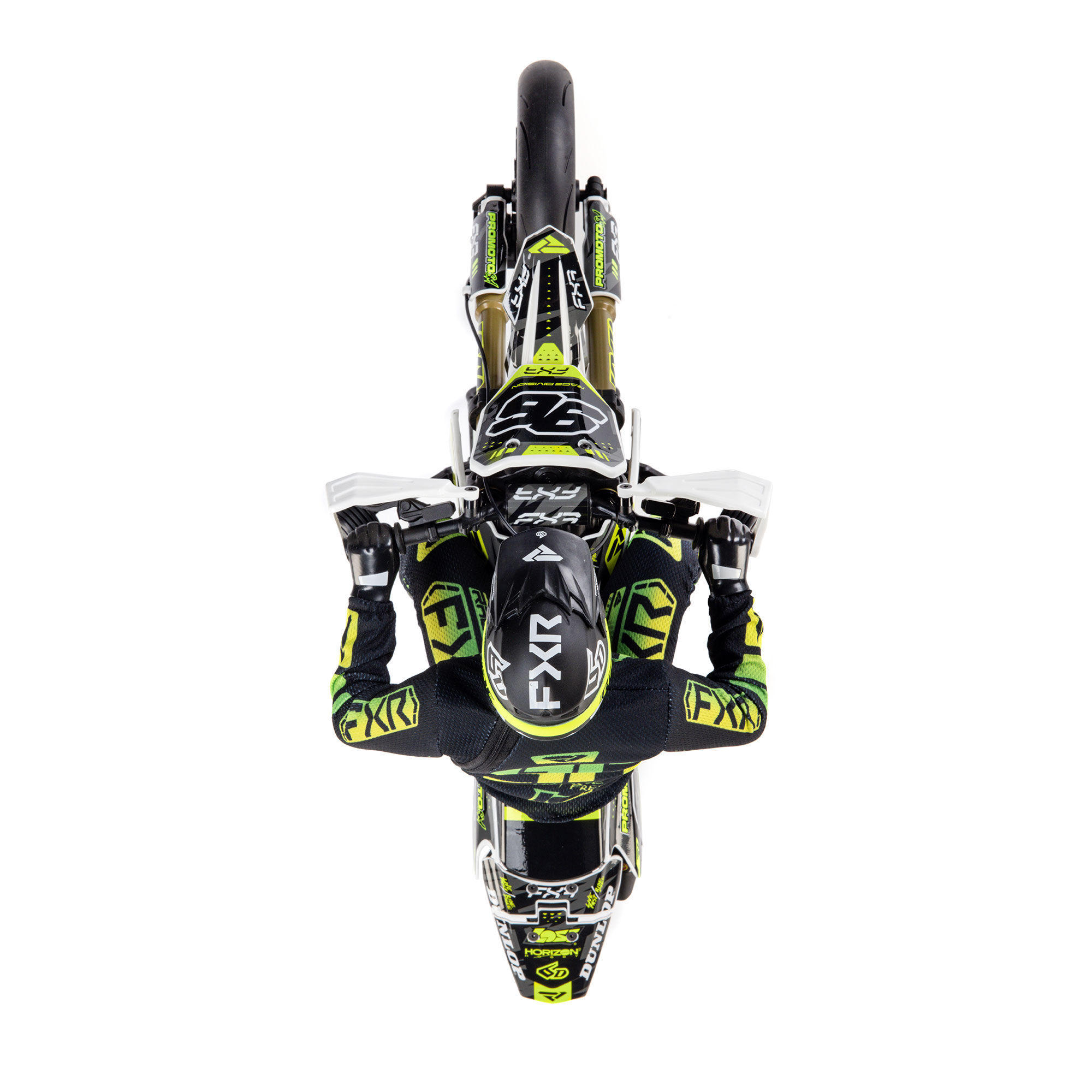 Losi 1/4 Promoto-SM FXR Supermoto Motorcycle RTR Basic, White