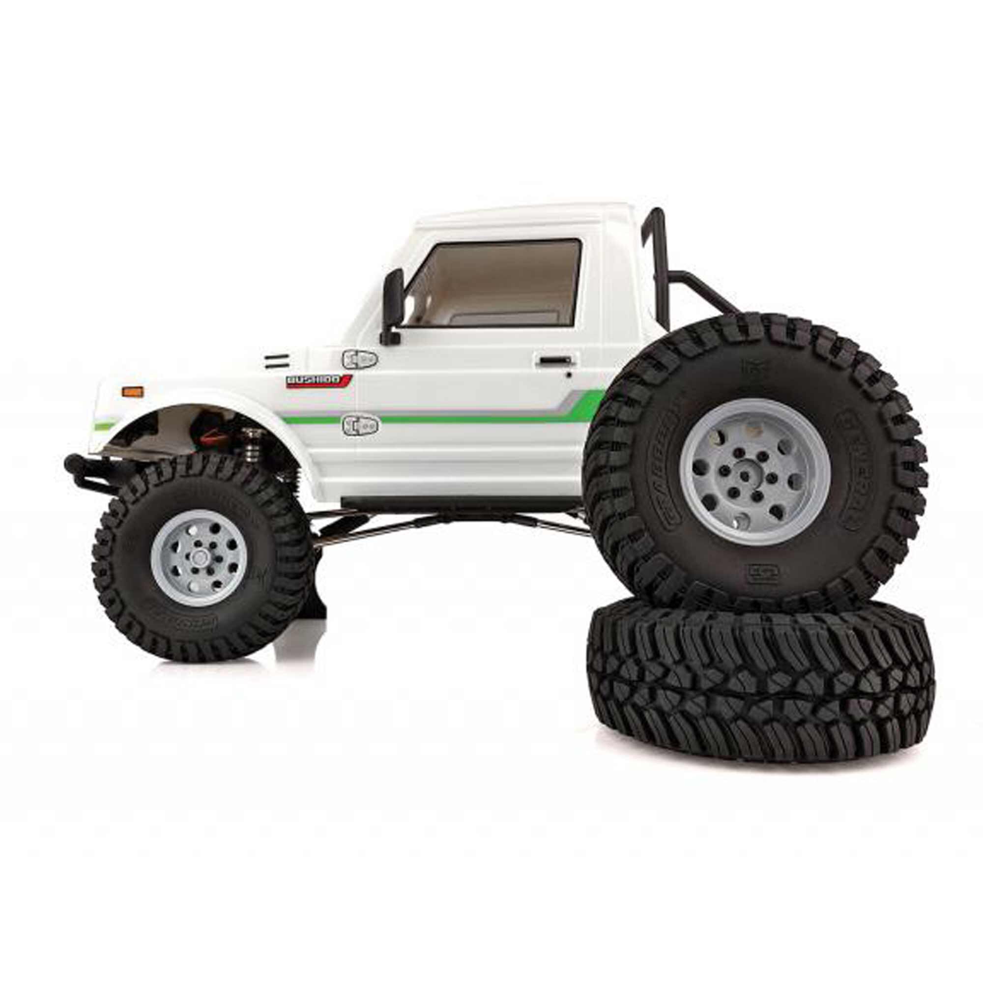 Team Associated 1/10 Enduro Bushido Brushed Trail Truck RTR, Lipo Combo, White