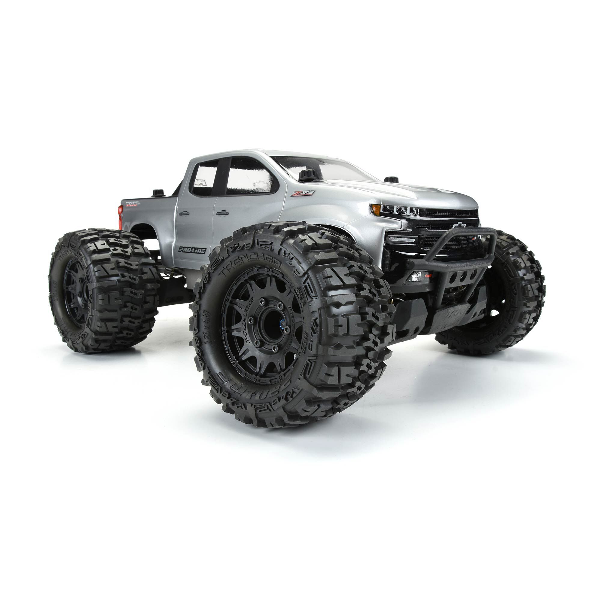 Pro-Line Racing 1/10 Trencher F/R 2.8" MT Tires Mounted 12mm/14mm Black Raid (2)