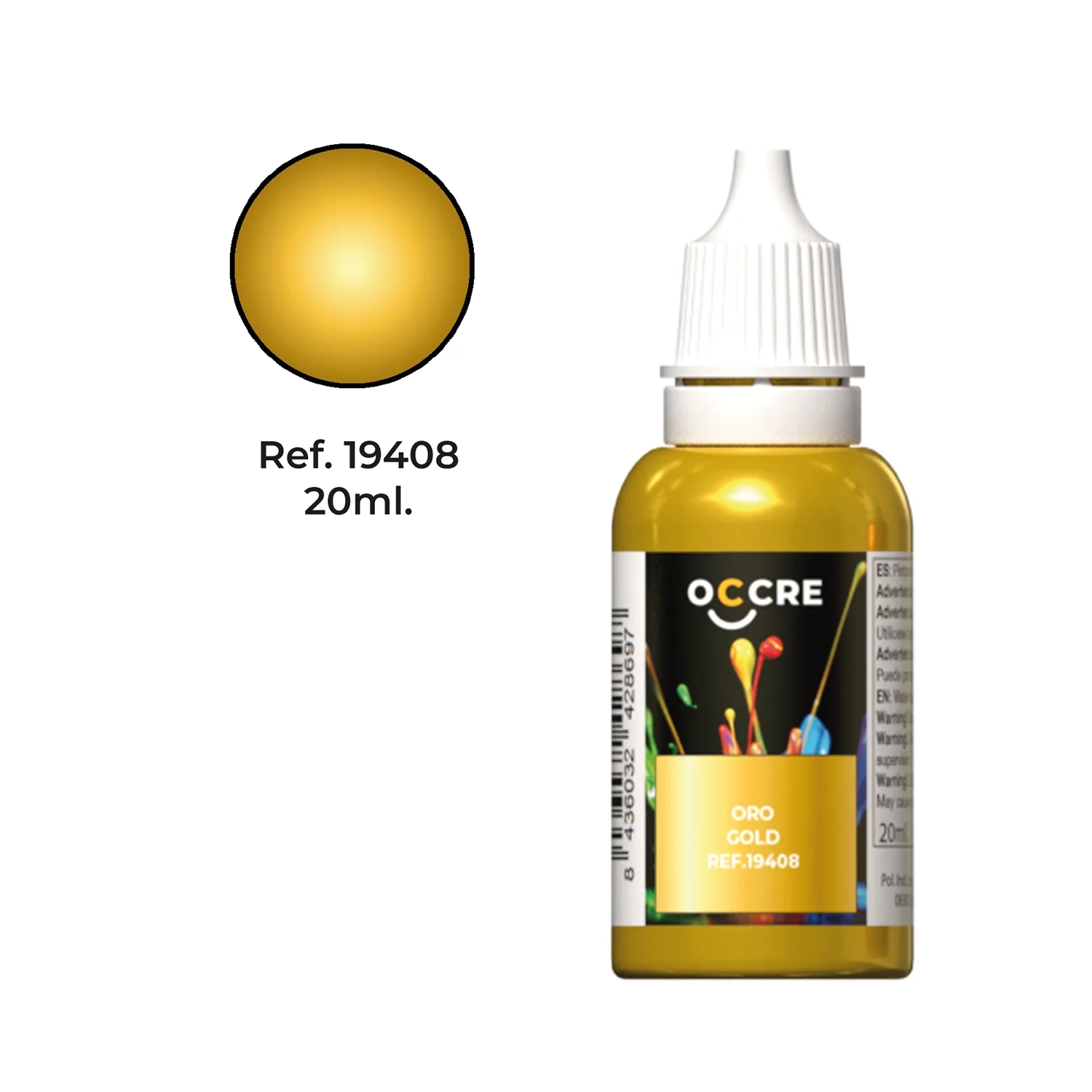 Acrylic Paint Gold 20ml