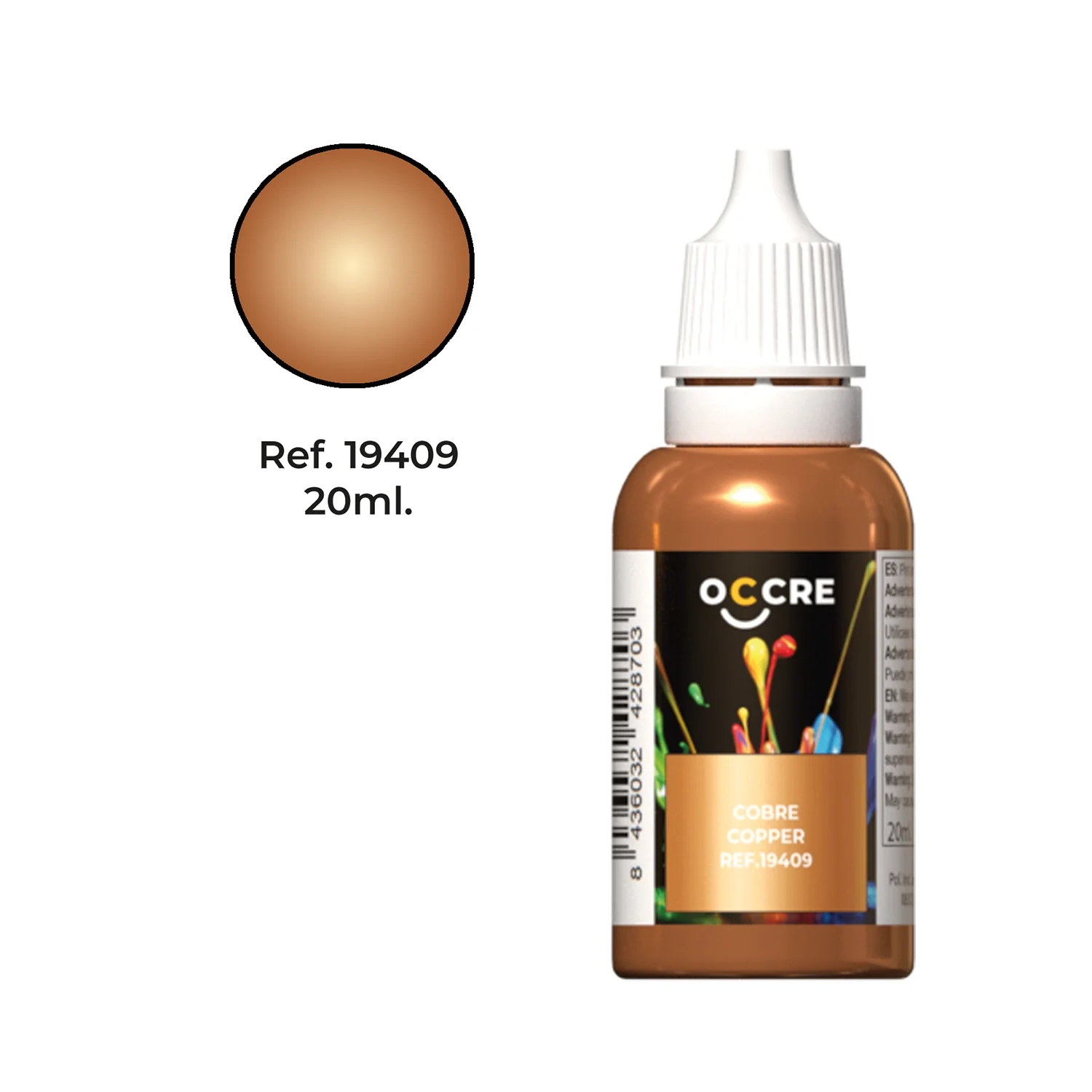 Acrylic Paint Copper 20ml